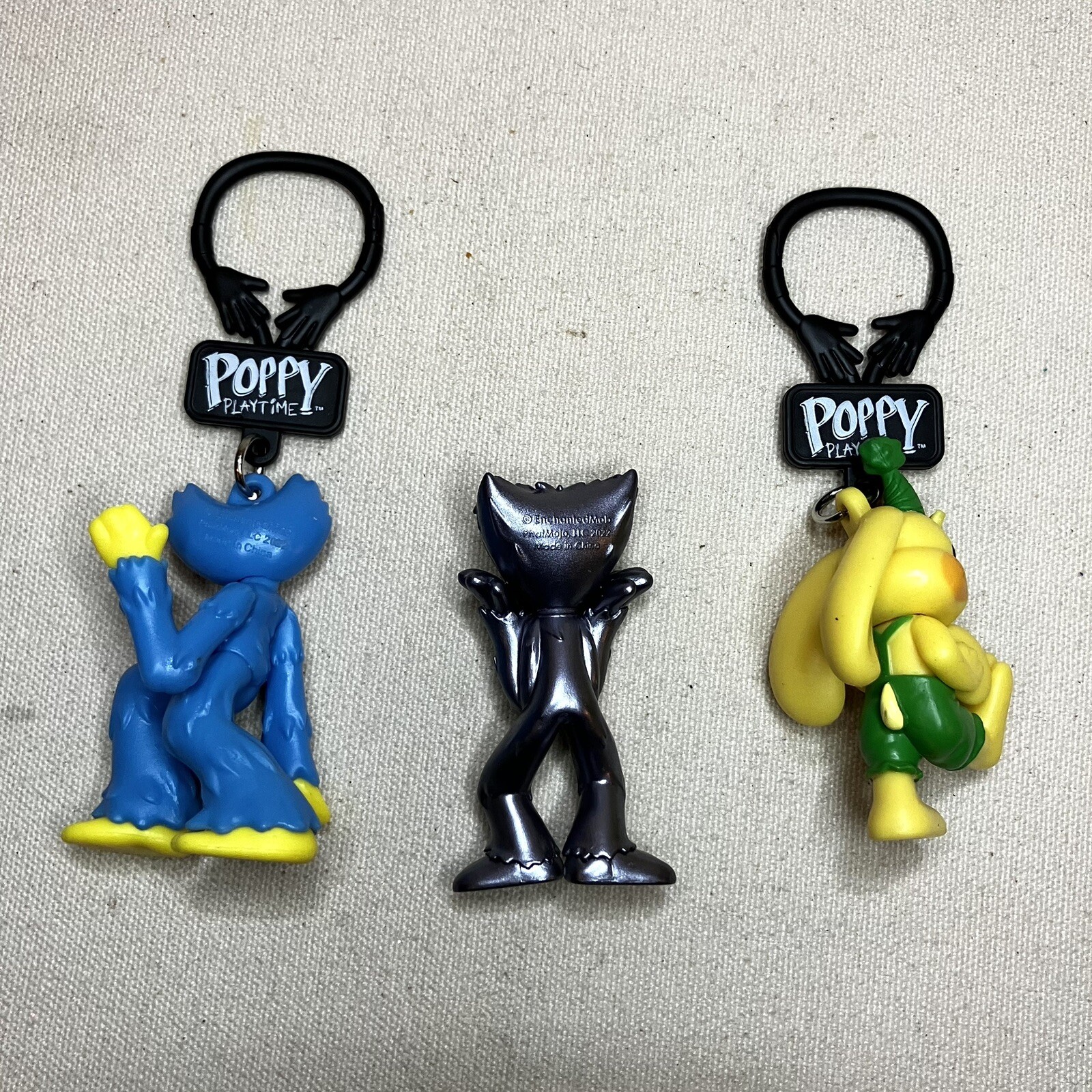 Poppy Playtime Collector Clips 2022 Phat Mojo Mini figure & Keychain Lot