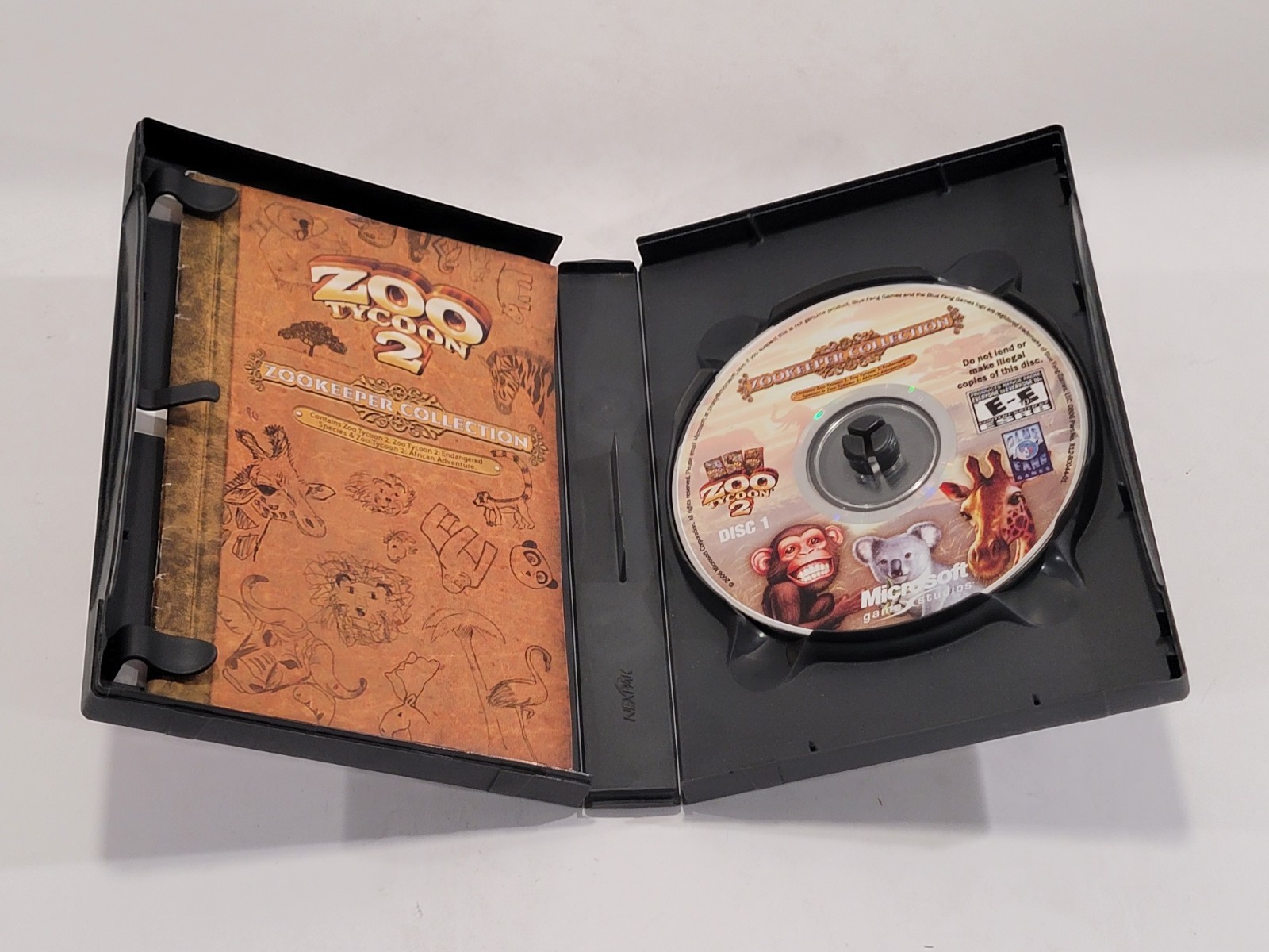 Zoo Tycoon 2: Zookeeper Collection (PC CD-ROM, 2008) 2 Discs And Manual