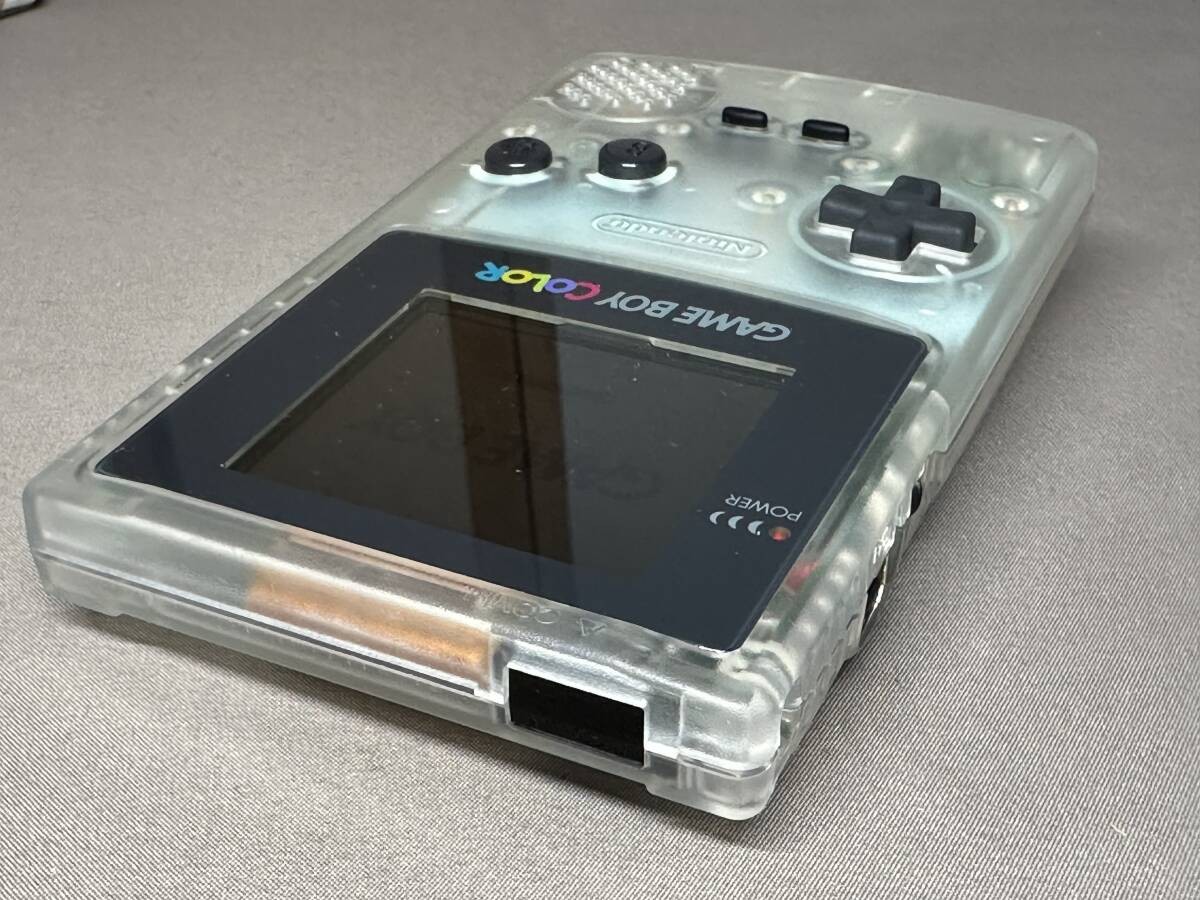 Nintendo Game Boy Color Handheld Console Clear Model CGB-S-SA