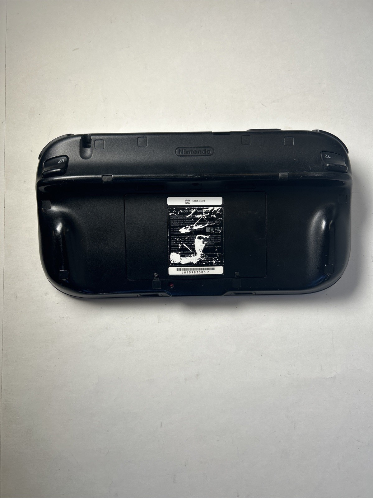 Defective Nintendo WUP-010 (USA) Gamepad Black Parts Or Repair READ! Broken