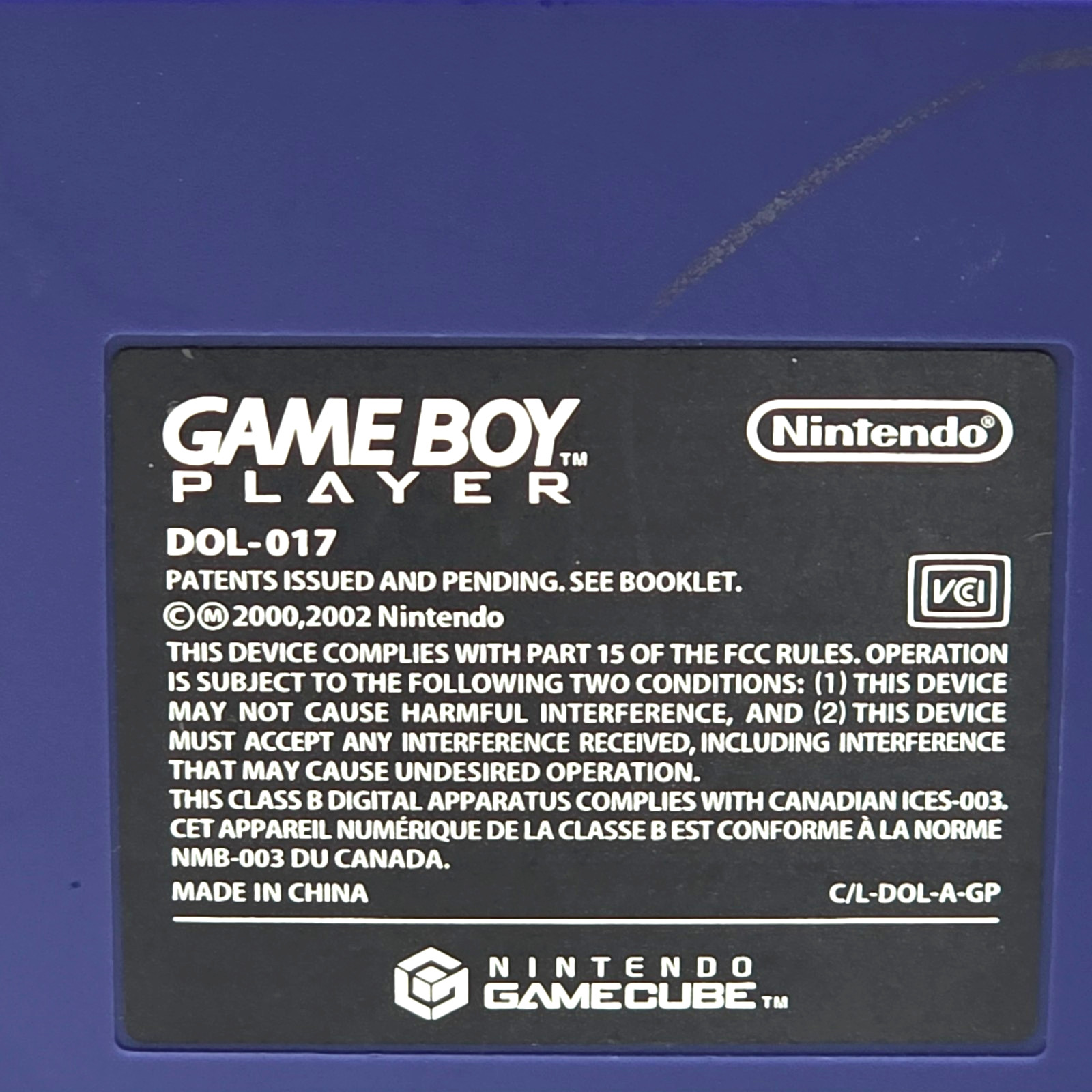 Nintendo GameCube Console Gaming System Japanese Vs. W/ Controller