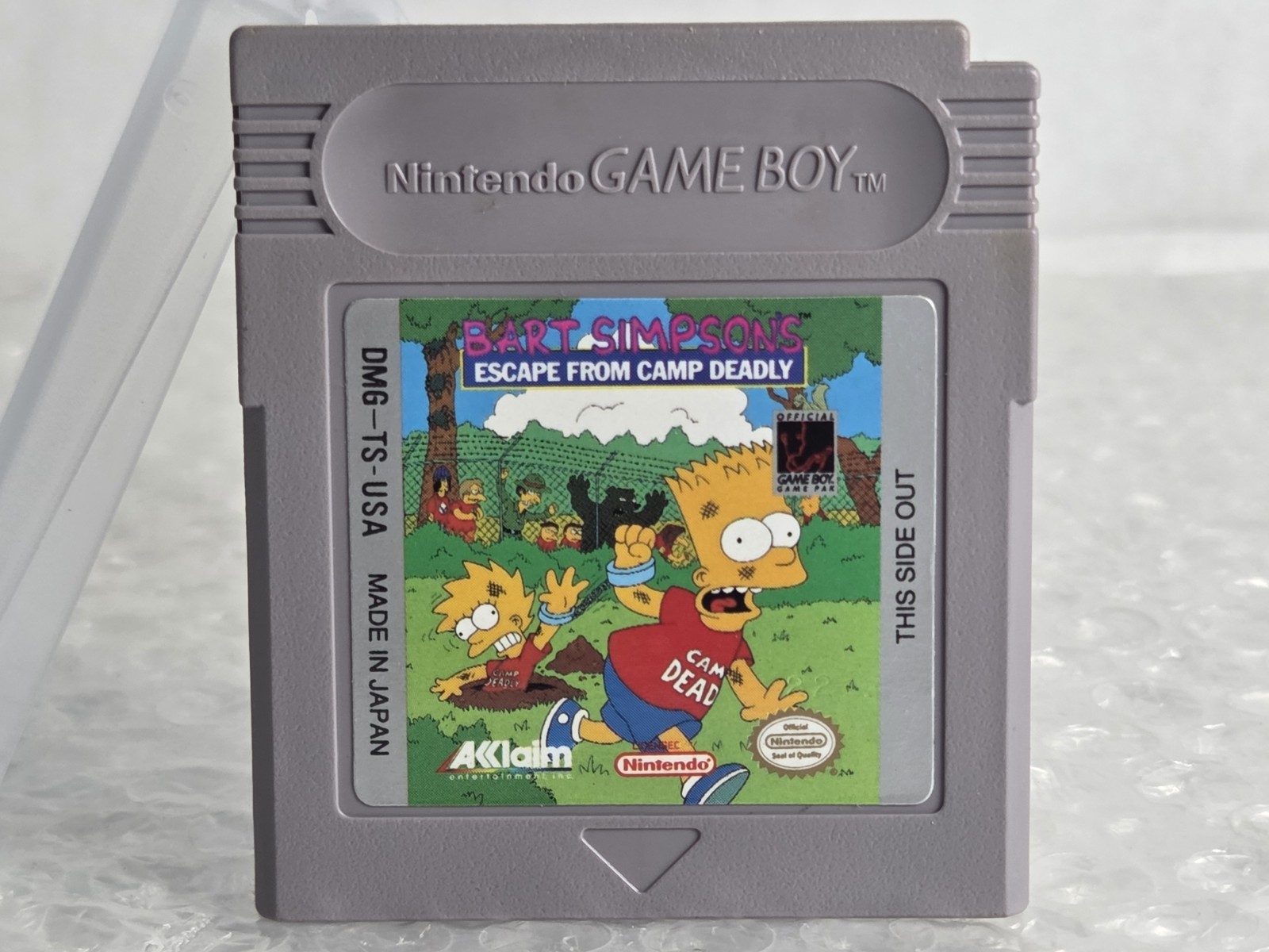 Bart Simpson’s Escape From Camp Deadly Nintendo Game Boy Complete CIB Tested Akl