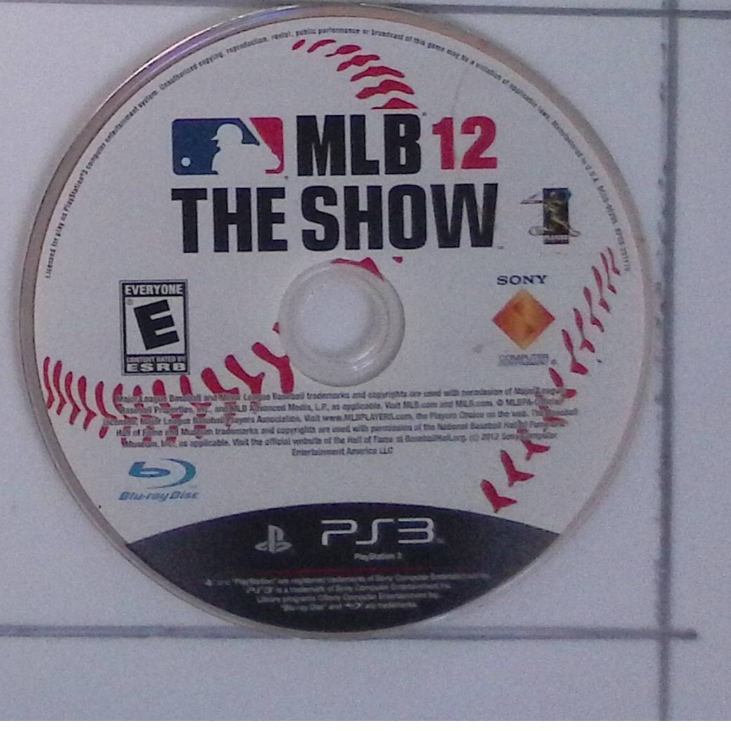 MLB 12: The Show Sony PlayStation 3 Disc only