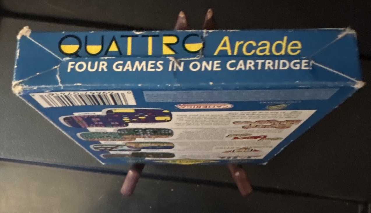 Camerica Quattro Arcade 4-in-1 Original NES Game Cartridge, Manual & Box English