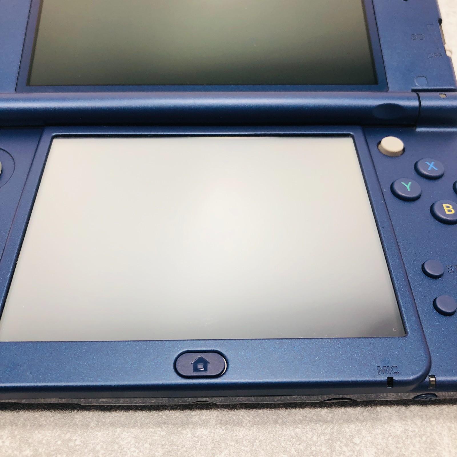 [EX+5] New Nintendo 3DS LL XL Metallic Blue Japan Tested NTSC-J 26-06-108