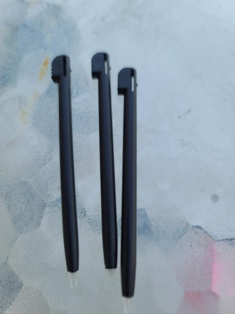 Nintendo DS Lite Stylus – Set of 3 – All Black – BRAND NEW WITHOUT PACKAGING