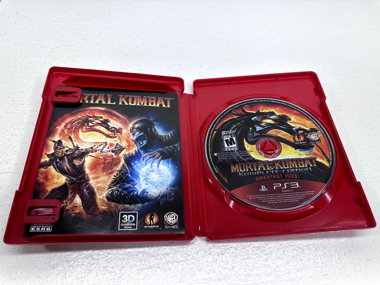 Mortal Kombat Komplete Edition PS3 (Sony PlayStation 3, 2012) CIB Complete