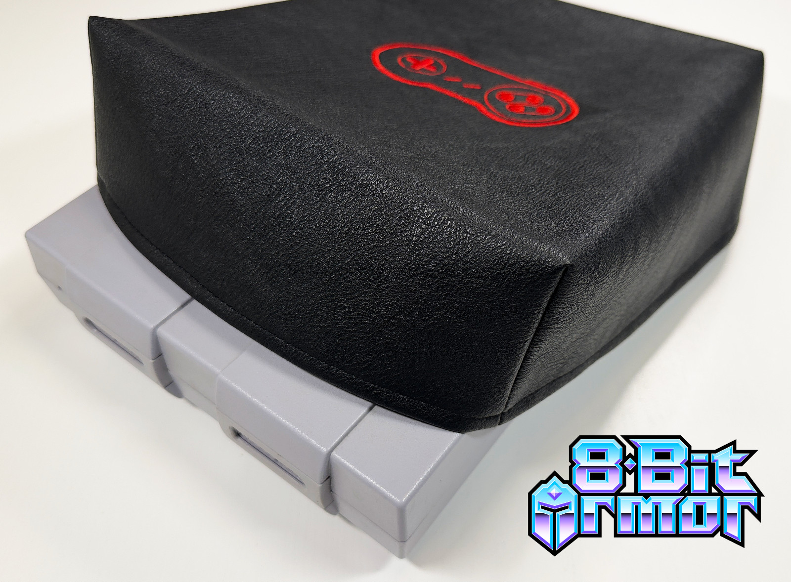 8Bit Armor Super Nintendo SNES Console Faux Leather Dust Cover Protector w/ Logo