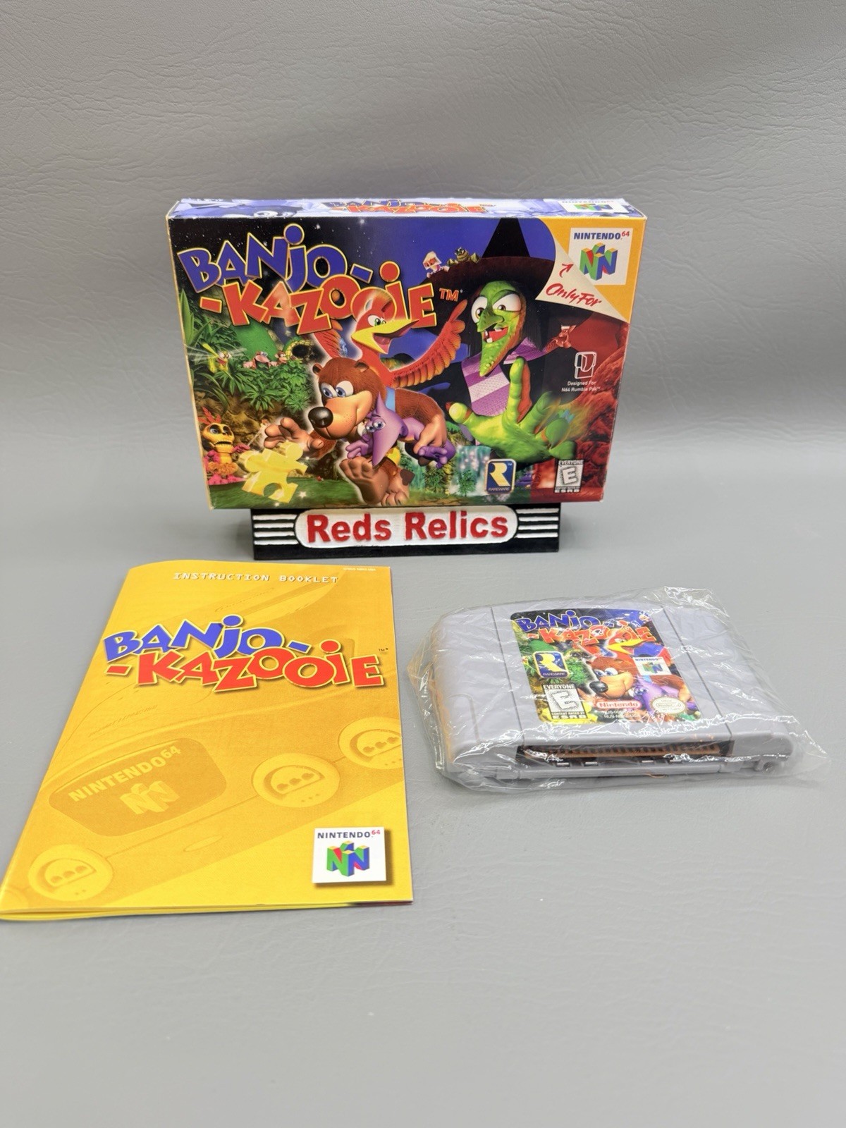 Banjo-Kazooie (Nintendo 64, 1998) N64 CIB Complete – Immaculate Condition