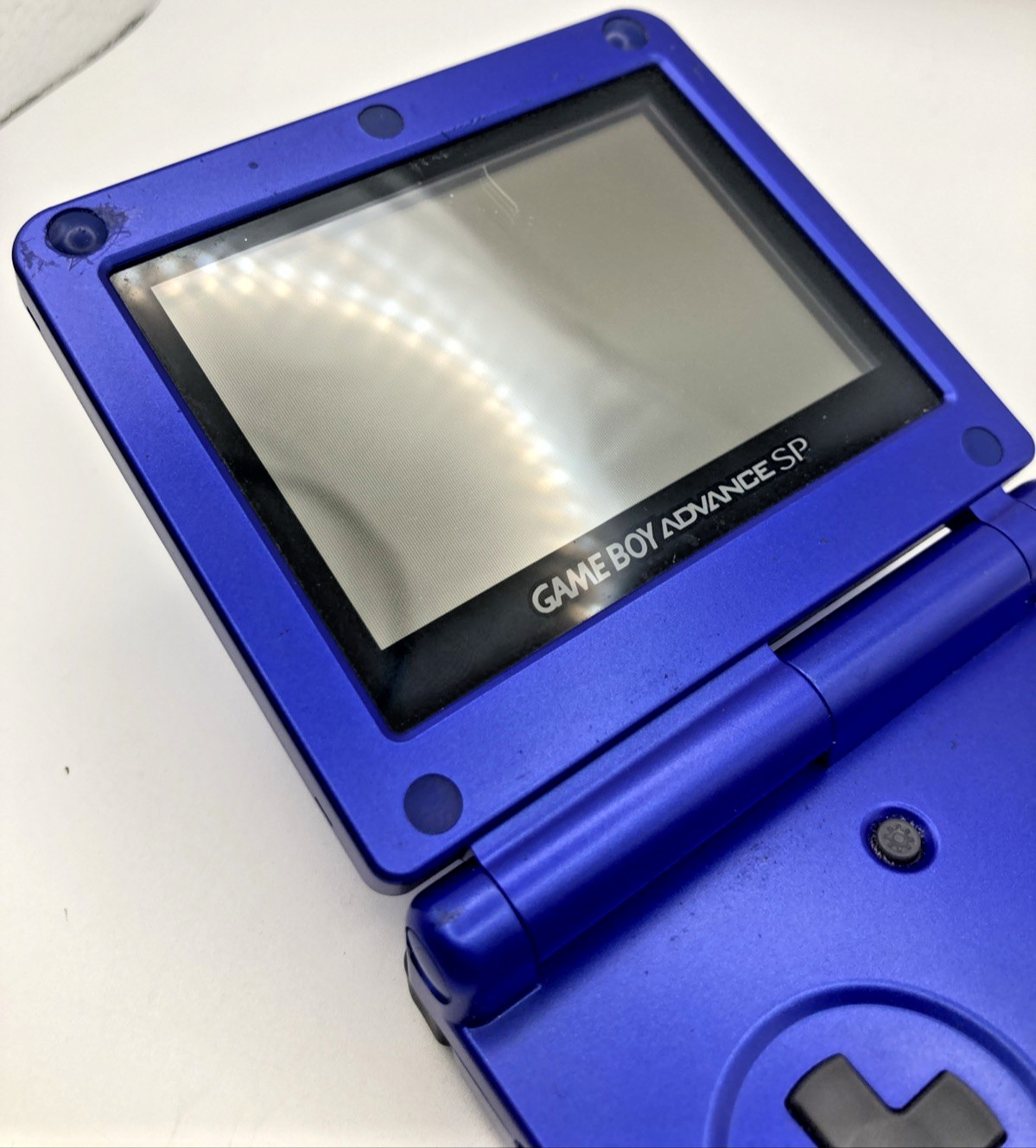 Nintendo Game Boy Advance SP Cobalt Blue Handheld System AGS-001 For Parts GBA