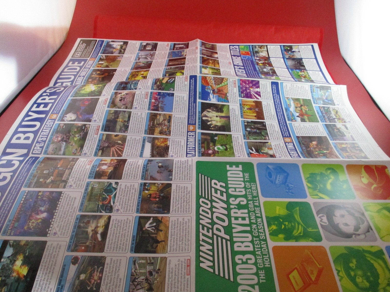 2003 Buyer’s Guide for Gamecube & Game Boy Advance Nintendo Power Promo Insert B