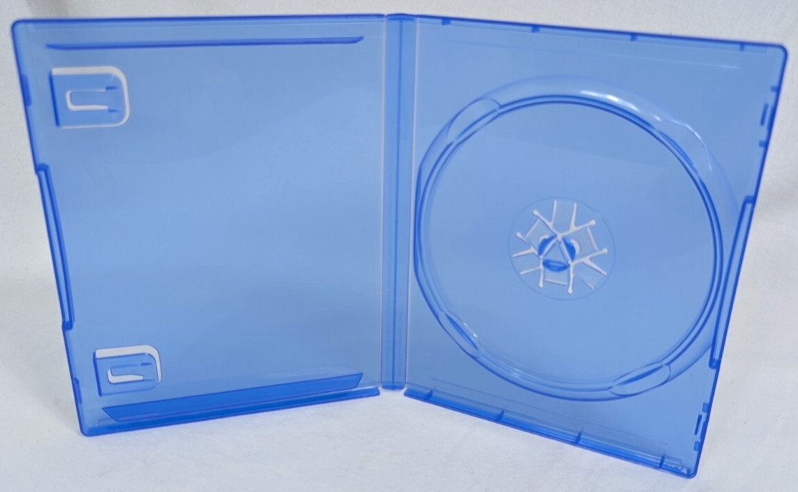 5 x NEW GENUINE Sony Playstation 4 PS4 Replacement Game Cases BLUE OEM blu-ray