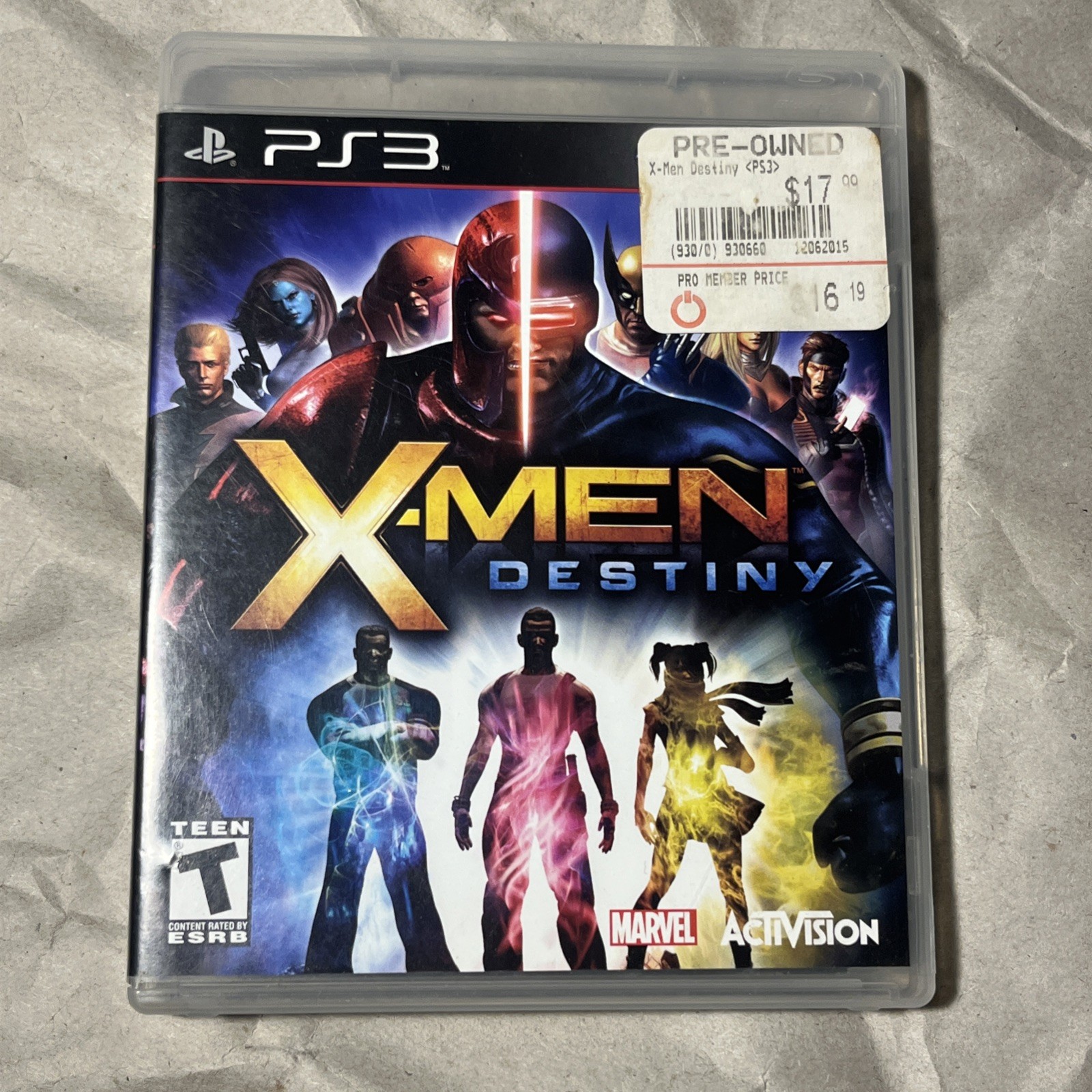 X-Men: Destiny (Sony PlayStation 3, 2011, Tested Working, CIB) Marvel
