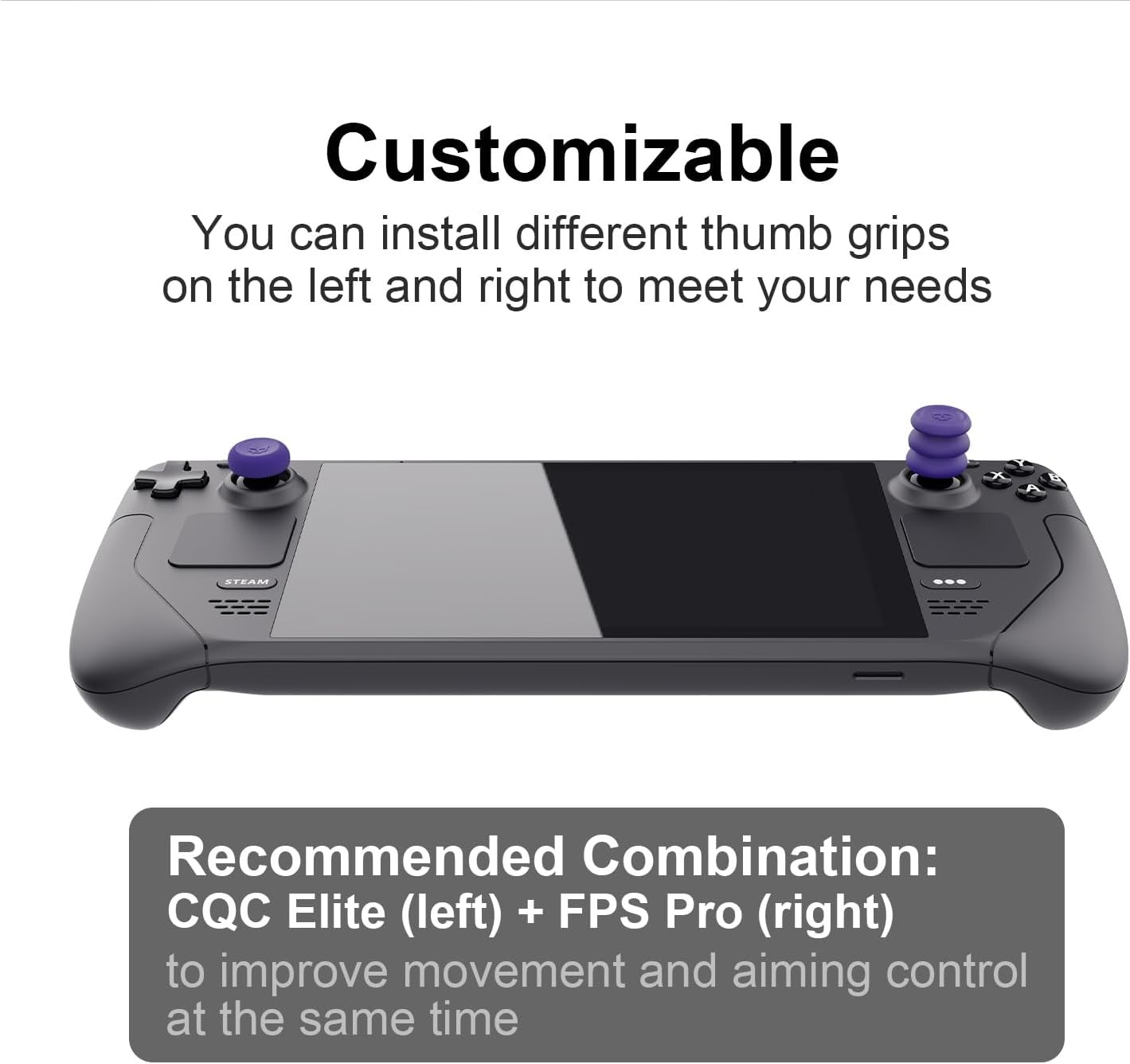 Skull & Co. Skin, CQC and FPS Thumb Grips Joystick Cap Analog Stick Cover for…