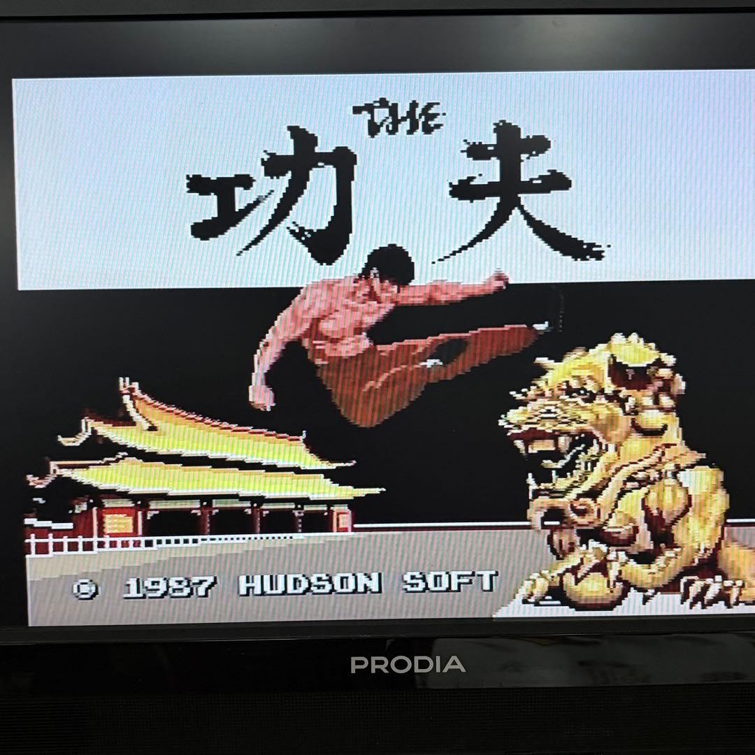 The Kung Fu China Warrior PC Engine HuCard Used Tested Japanese ver with Case