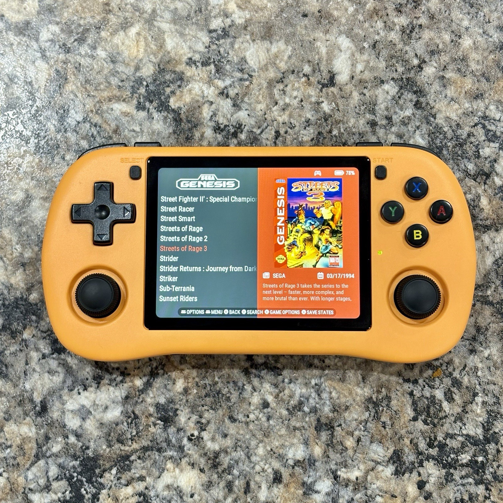 New PowKiddy X35H Gaming Handheld New 64GB Card Custom Loaded Ready To Play