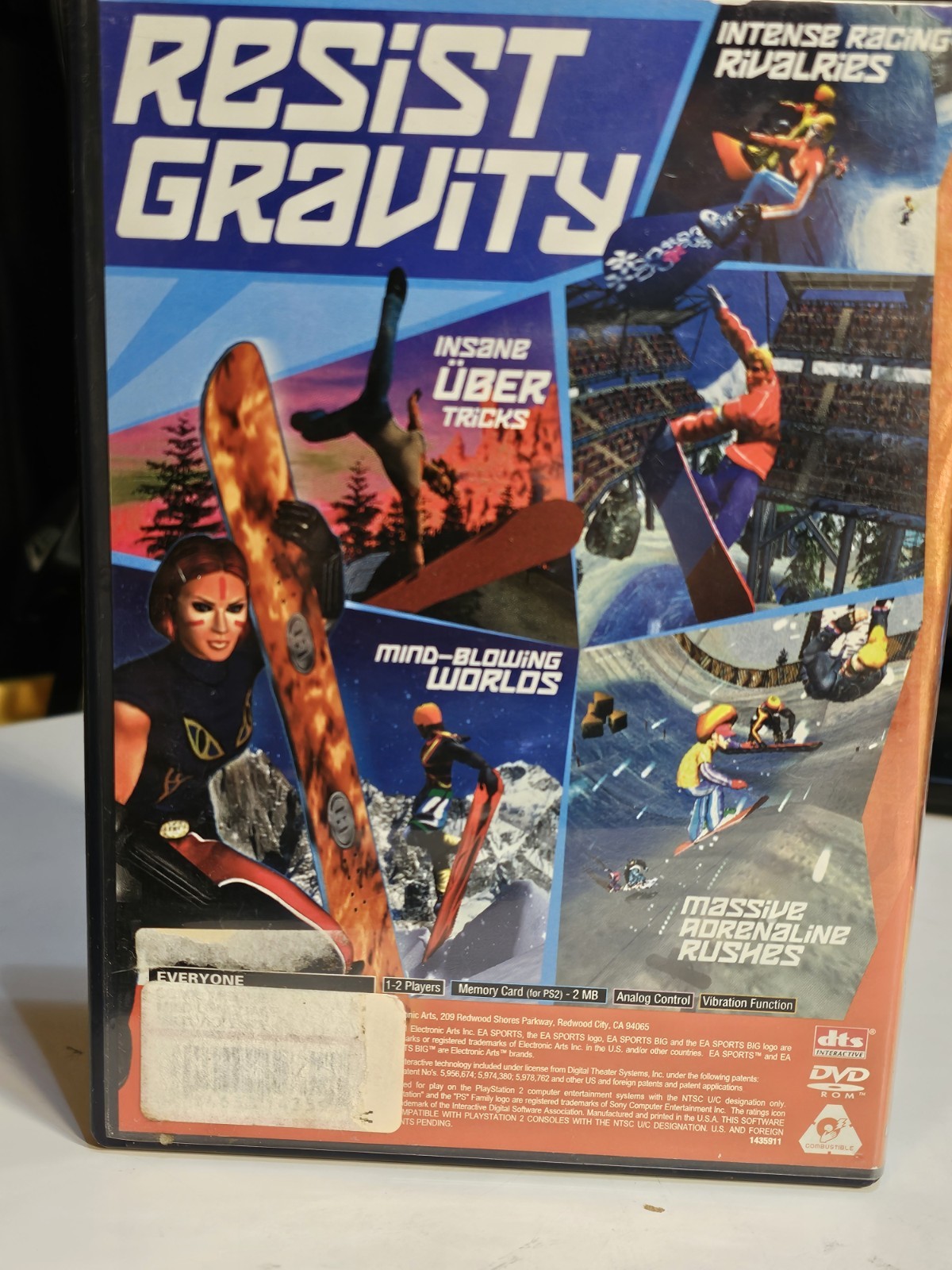 SSX Tricky (Sony PlayStation 2, 2001) PS2 Black Label – Pre Owned