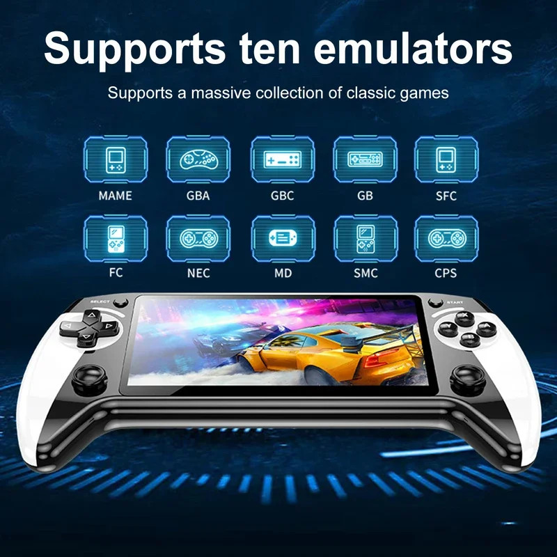 New 3000 Games X9 Handheld Video Game Console 5.5Inch Screen Retro Video Game Pl