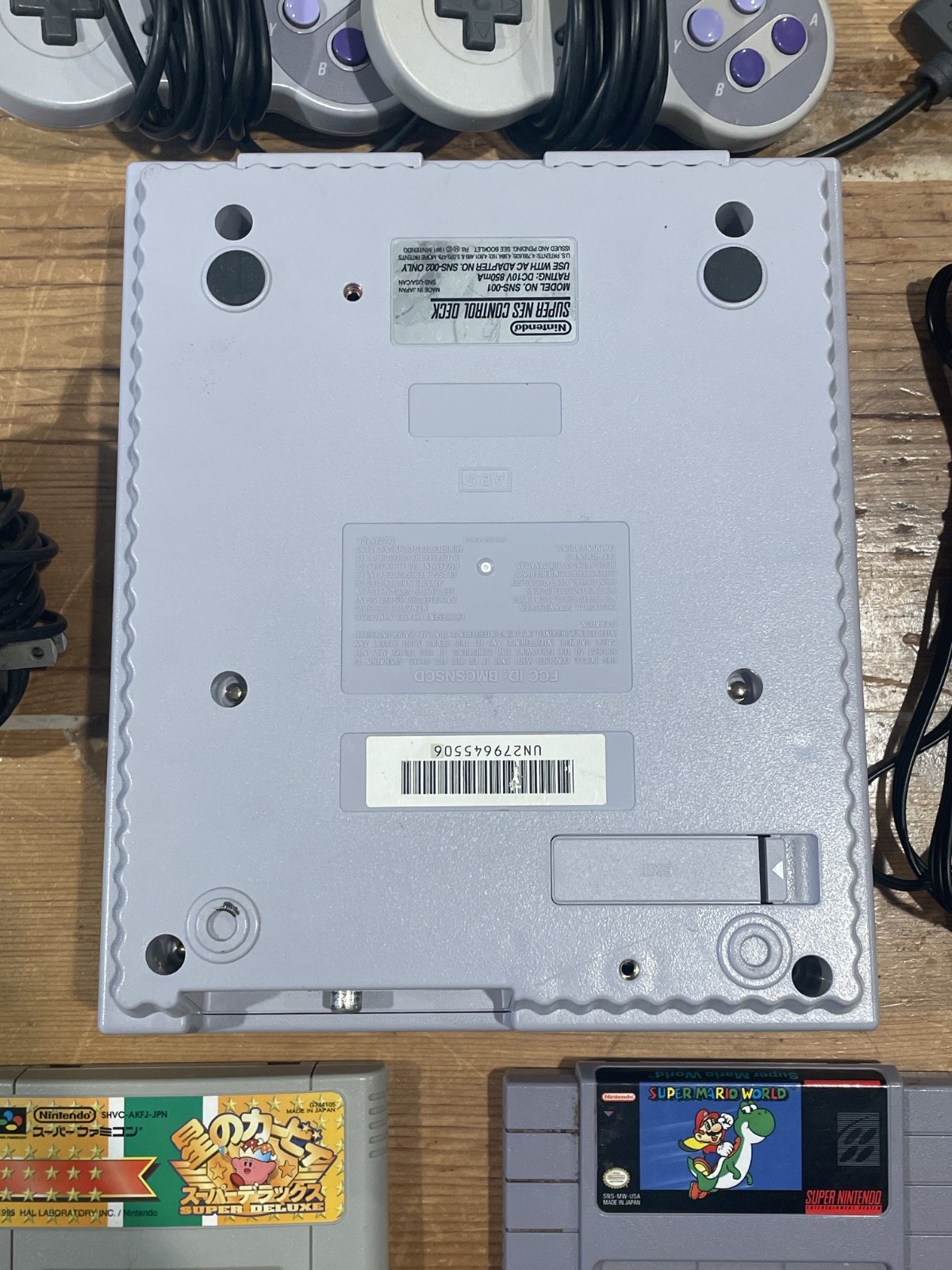 Nintendo SNES Home Console with Games (please read description)