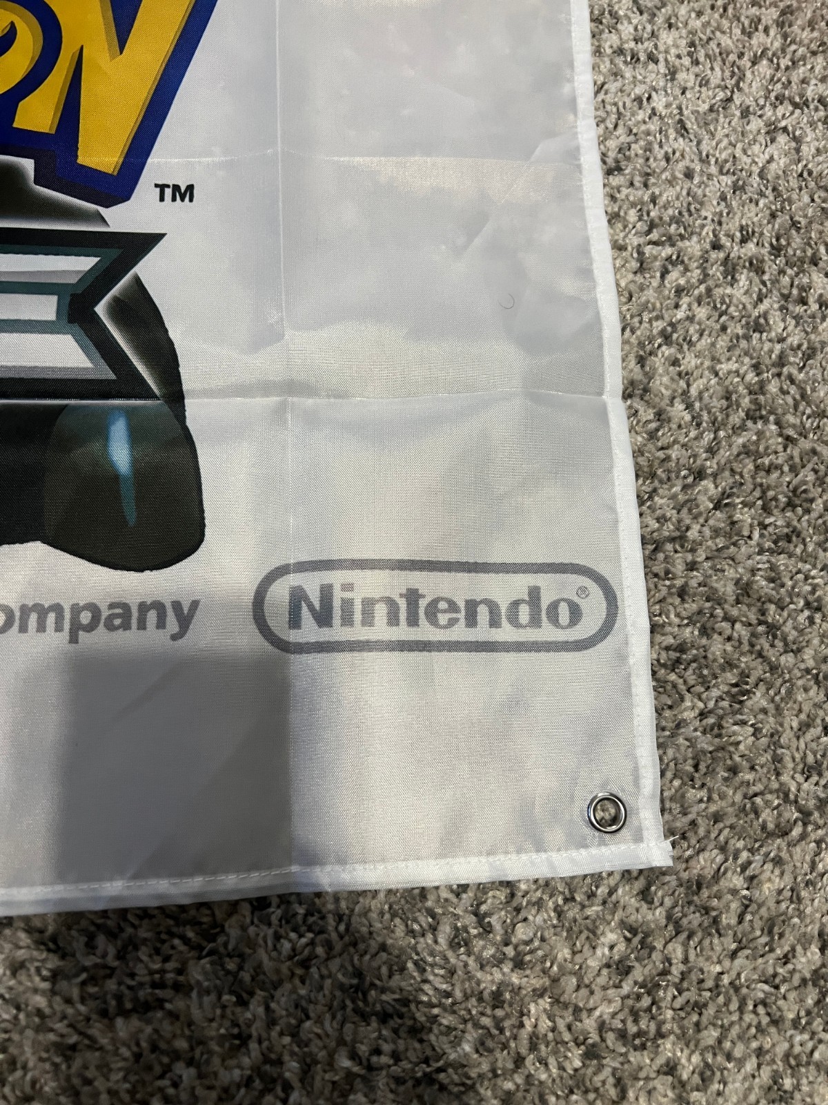 Pokemon White Version DS Custom Wall Flag Banner Tapestry 3 x 3 Ft