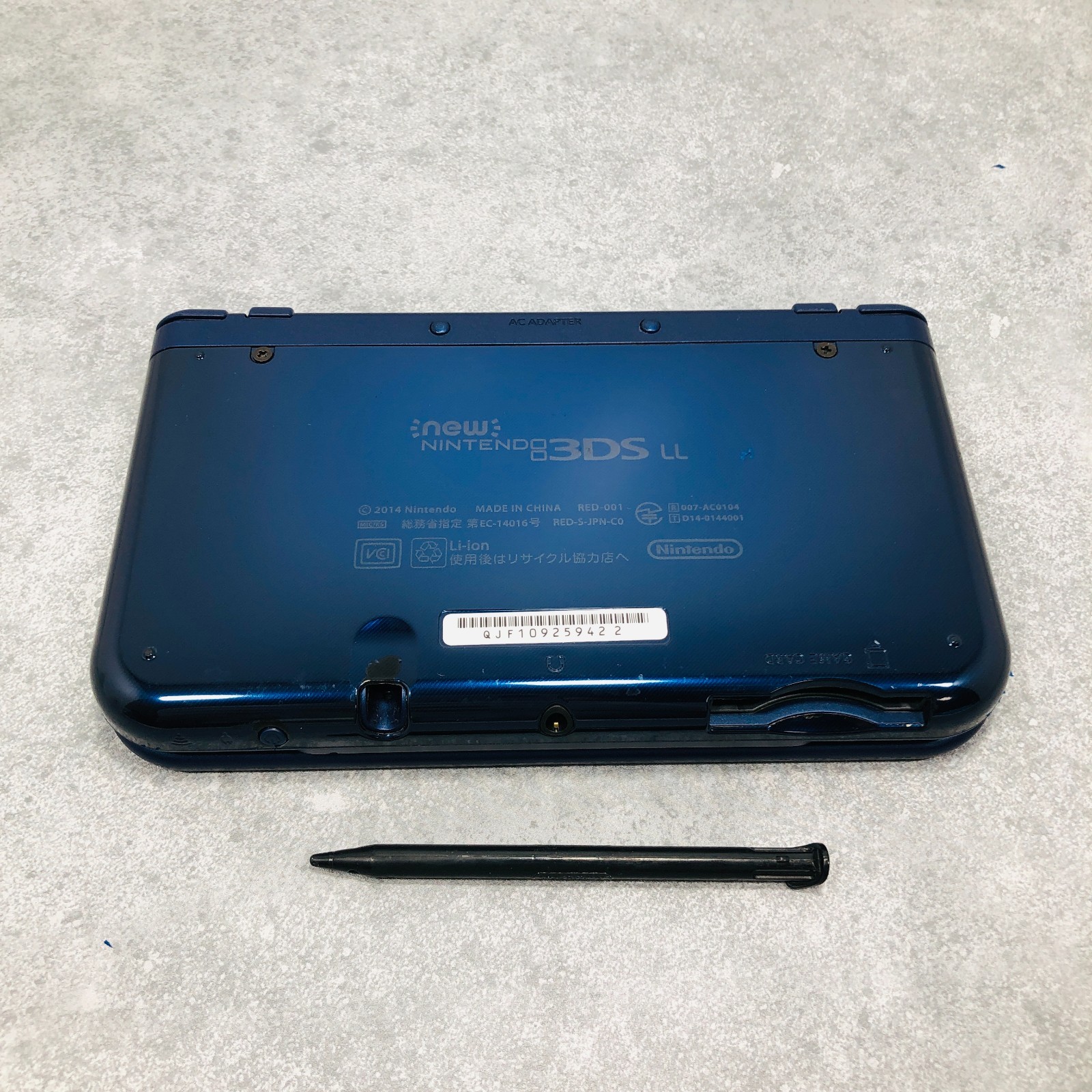 [Top IPS / EX+1] New Nintendo 3DS LL XL Metallic Blue console Japan NTSC-J 06-85