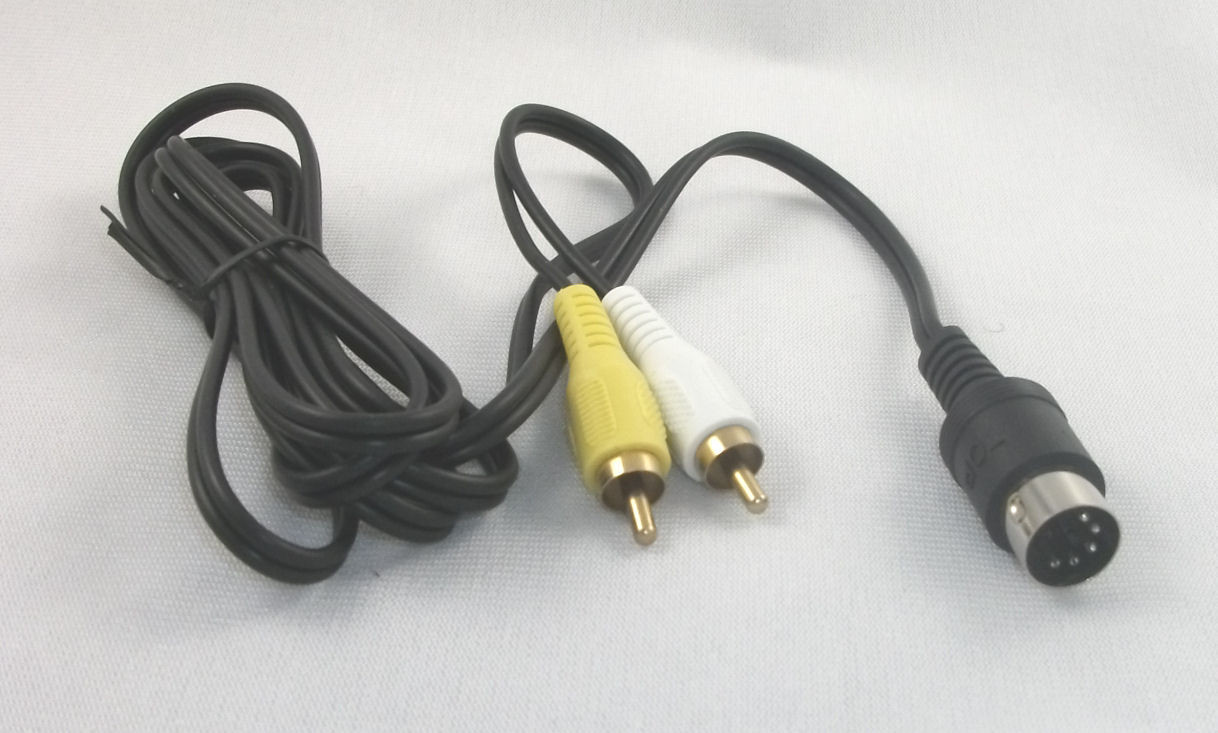 USA New Sega Genesis 1 First Generation Composite RCA AV Cable TV Cord MK-1601