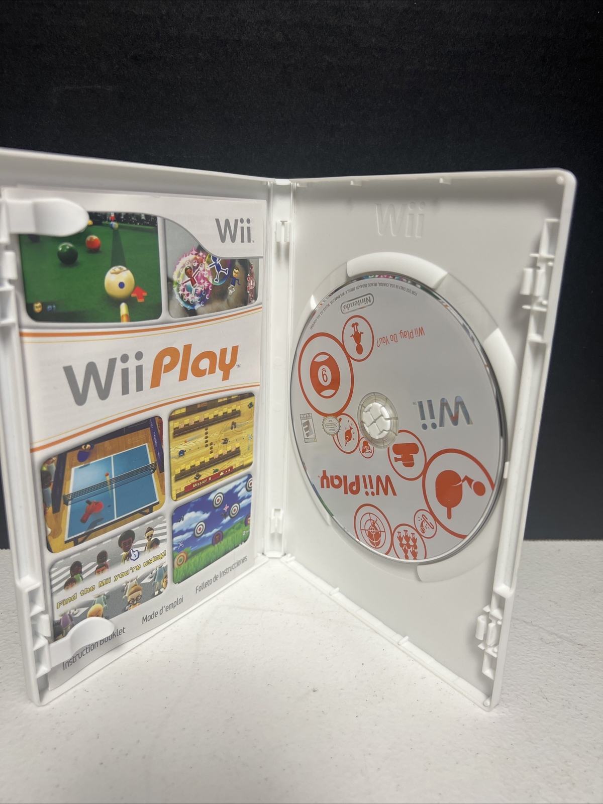 Wii Play – Nintendo Wii – Complete in Case w/ Manual -Free Ship
