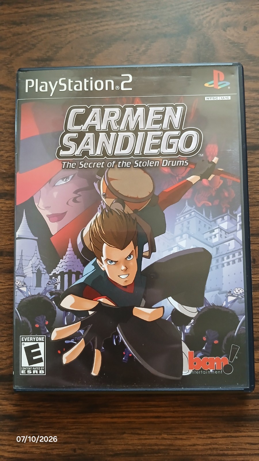 Carmen Sandiego The Secret Of The Stone Drums PS2 2003 CIB Excellent Condition