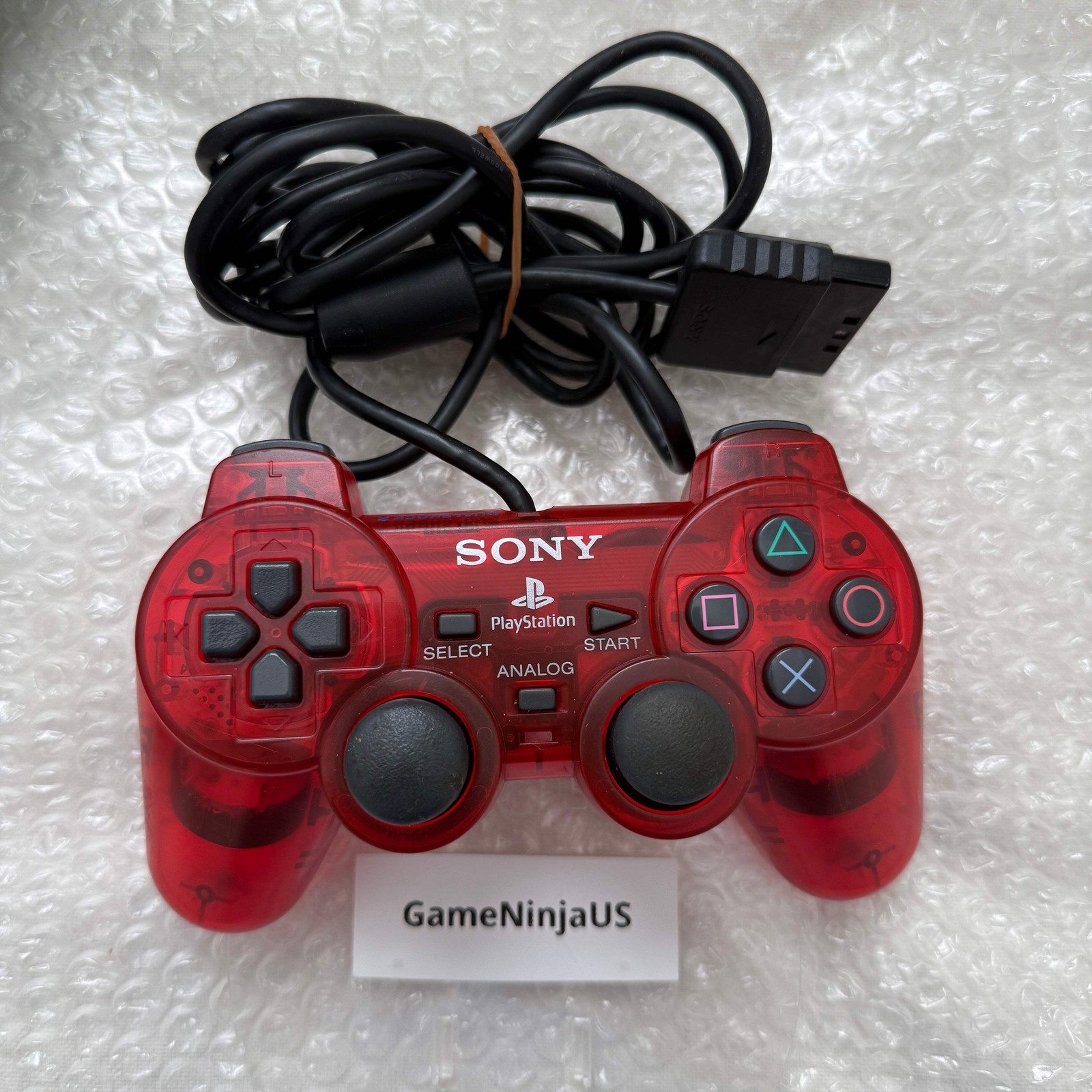 Sony PS2 Wired Controller OEM DualShock 2 PlayStation 2 AUTHENTIC FAST SHIP