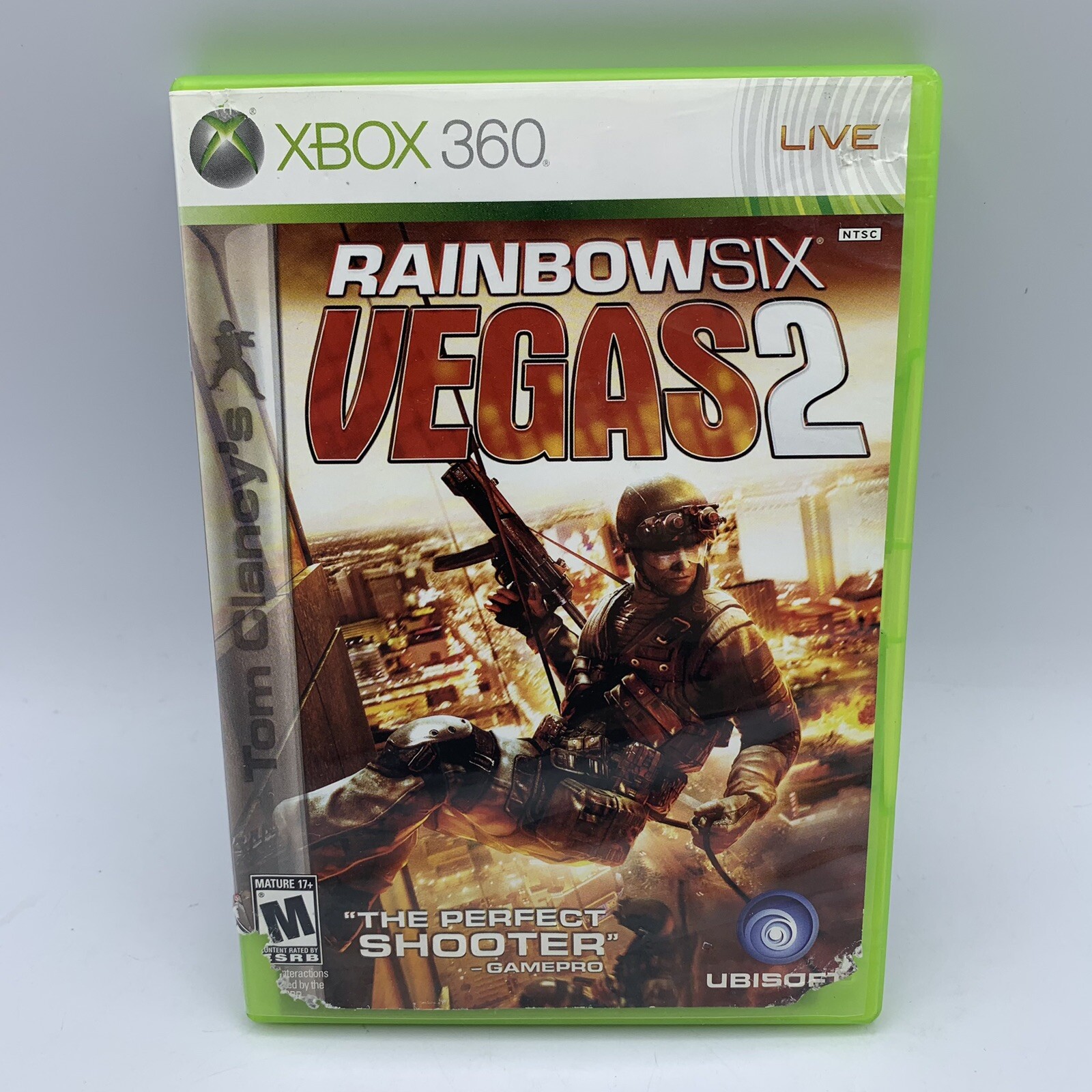 Rainbow Six Vegas 2 & Ghost Recon Future Soldier (Xbox 360) Lot Of 2