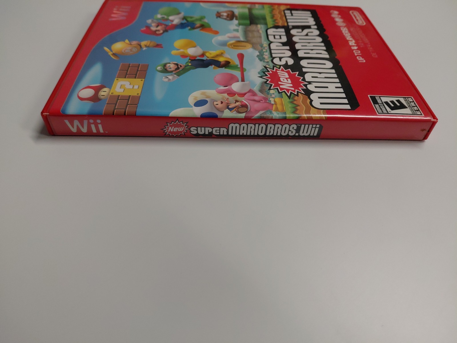 Nintendo Super Mario Bros. Wii Complete Case Manual Multiplayer Platformer