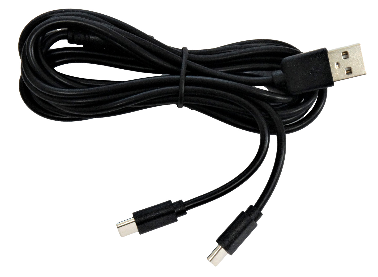 Double USB-C Type C Charge Cable for Samsung Phone, Iphone, Headphones And More