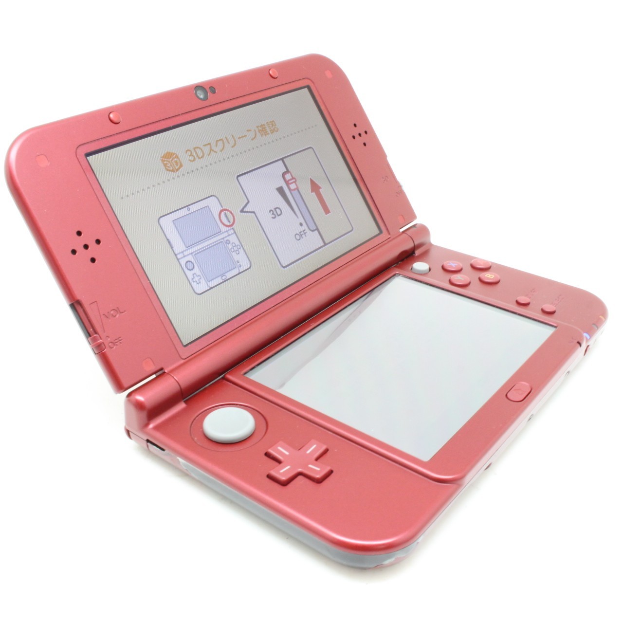 [ NEAR MINT ] NINTENDO NEW 3DS XL Metallic RED Game Console From Japan 4183