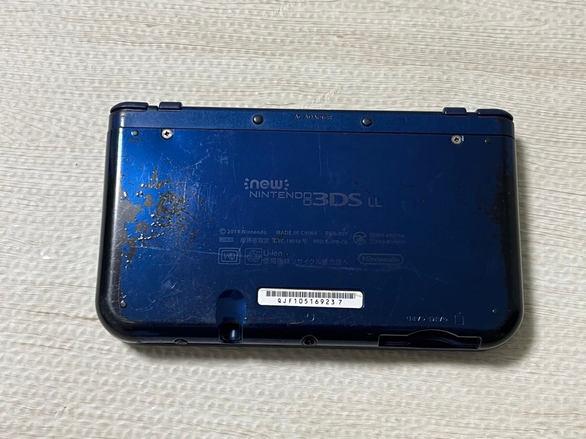 Nintendo New 3DS LL XL Console Metallic Blue Japan Region Locked Tested 0297