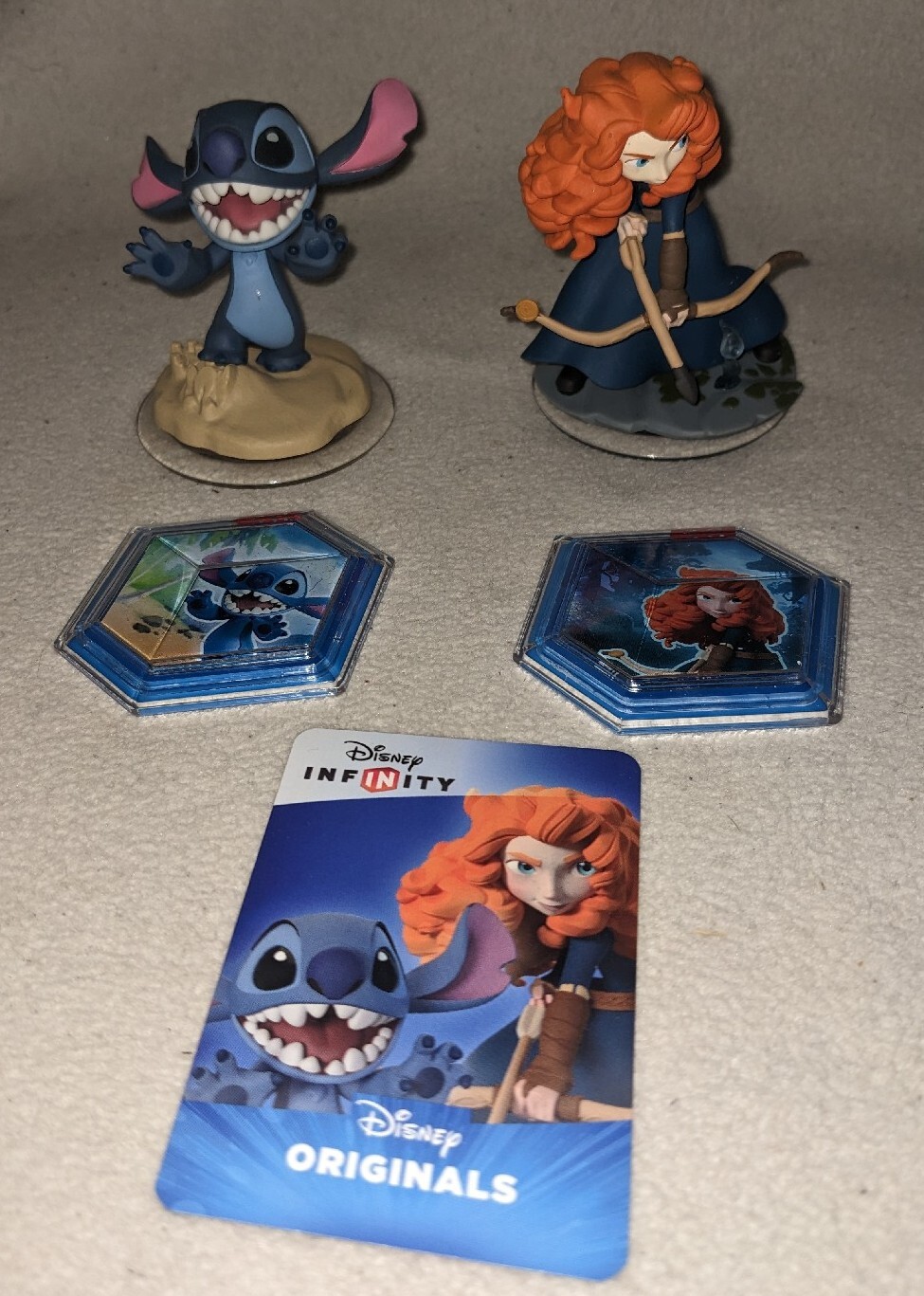 DISNEY INFINITY 2.0 Originals Stitch And Mereda Disc & Figure Characters