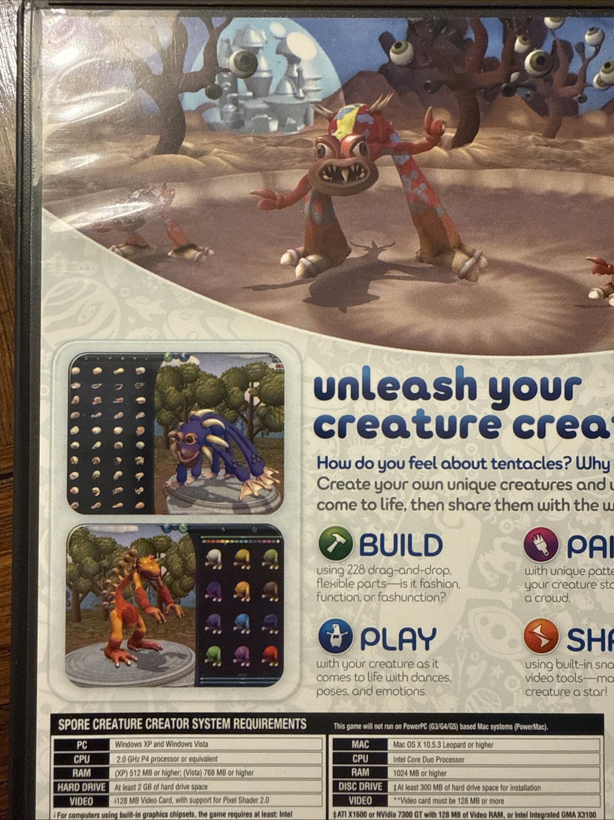 Spore Creature Creator (Windows/Mac, 2008) CIB