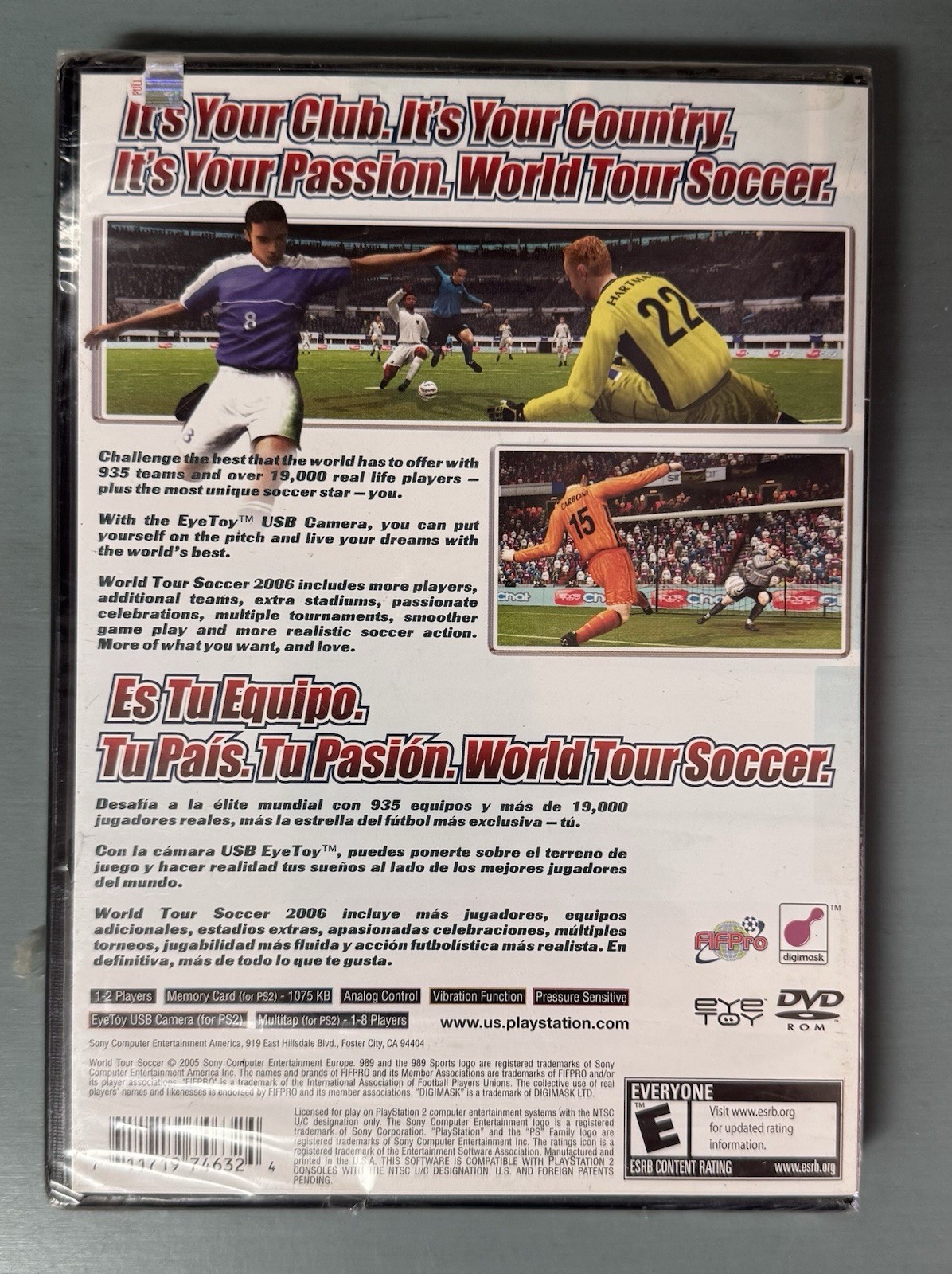 NEW AND SEALED World Tour Soccer 2006 (Sony PlayStation 2, 2005)