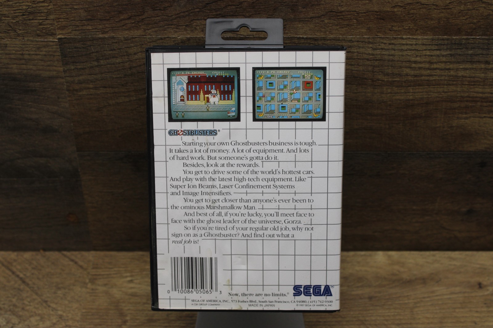 Ghostbusters (Sega Master System, 1987) SMS CIB Complete w/ Manual SHIP W/TRACKI