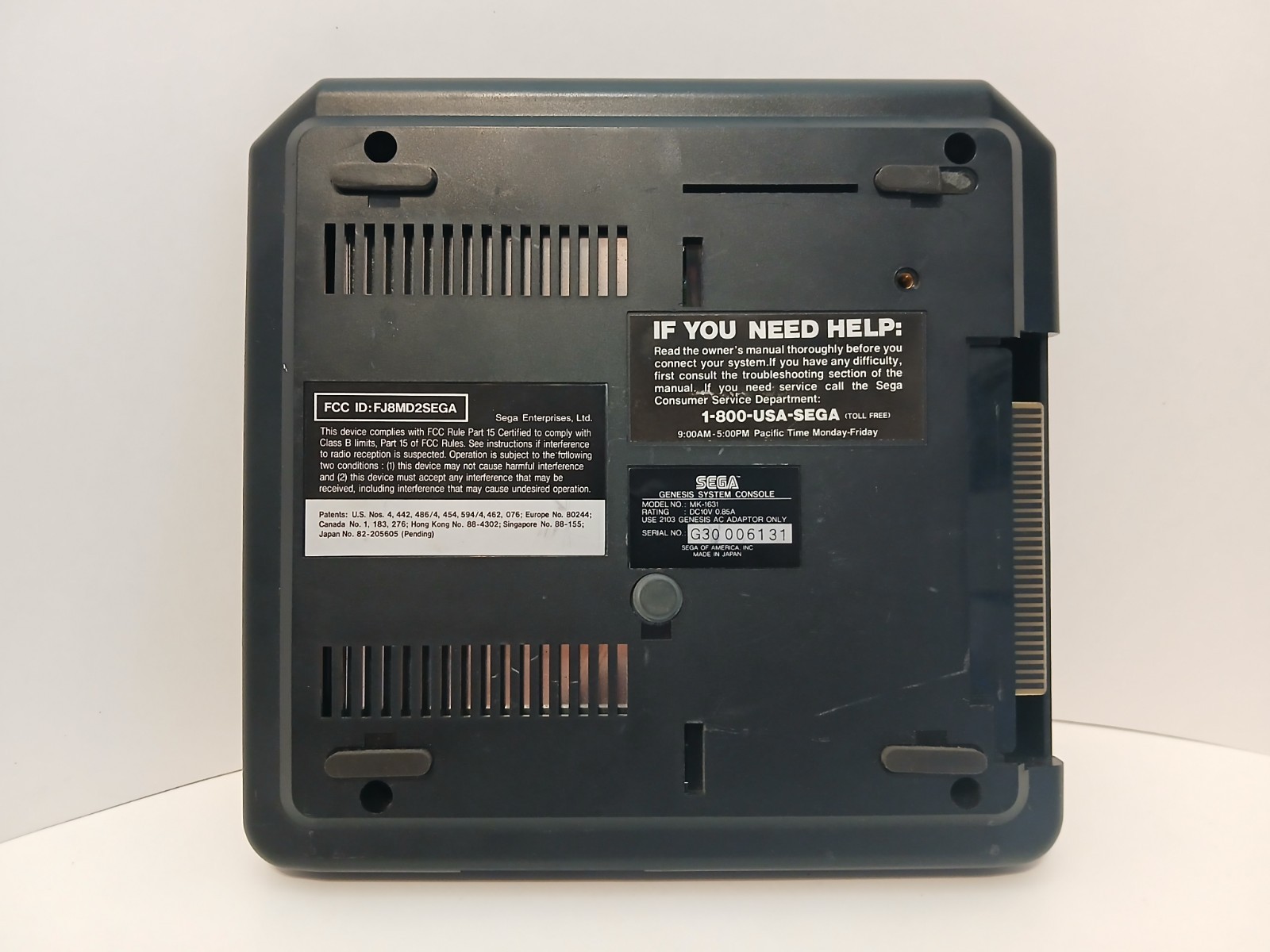 Sega Genesis – Model 2 – System Only! MK-1631 Tested & Works!