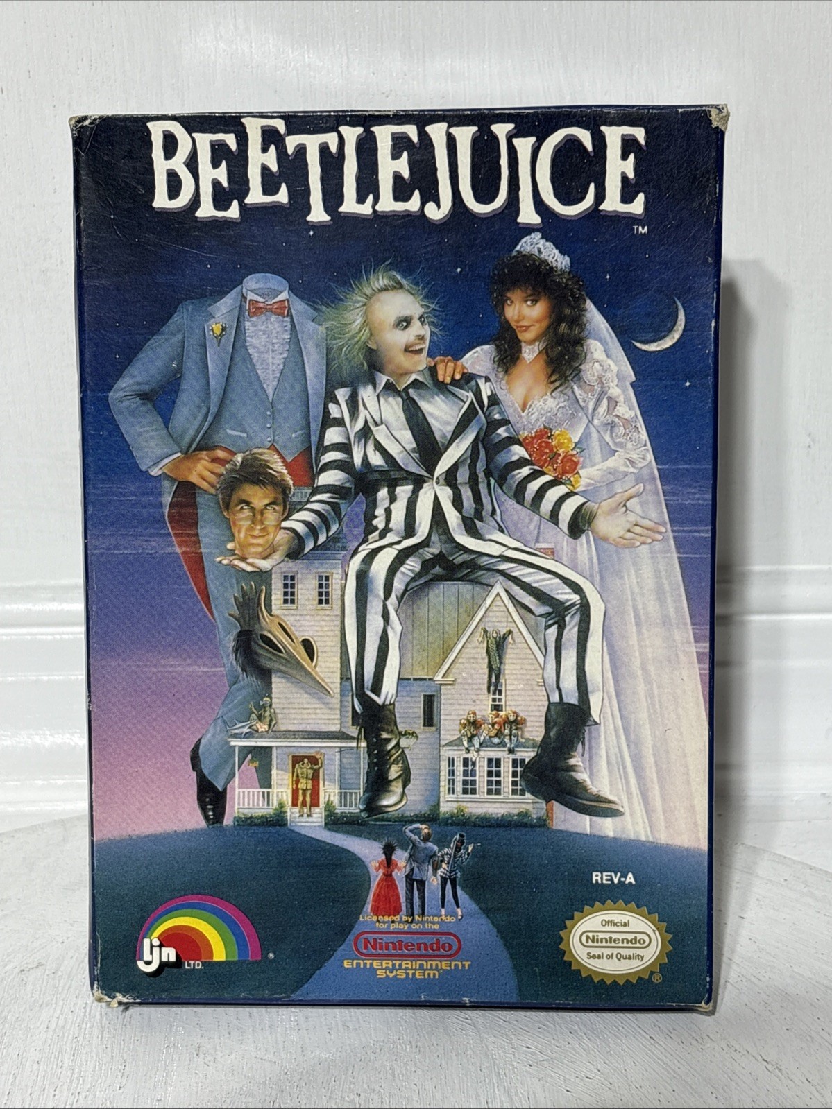 Beetlejuice NES Authentic CIB NICE Condition 🔥
