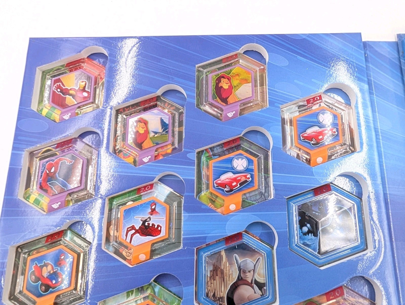 Lot Of 37 Disney Infinity Power Discs 2.0 With Storage Case (260147)