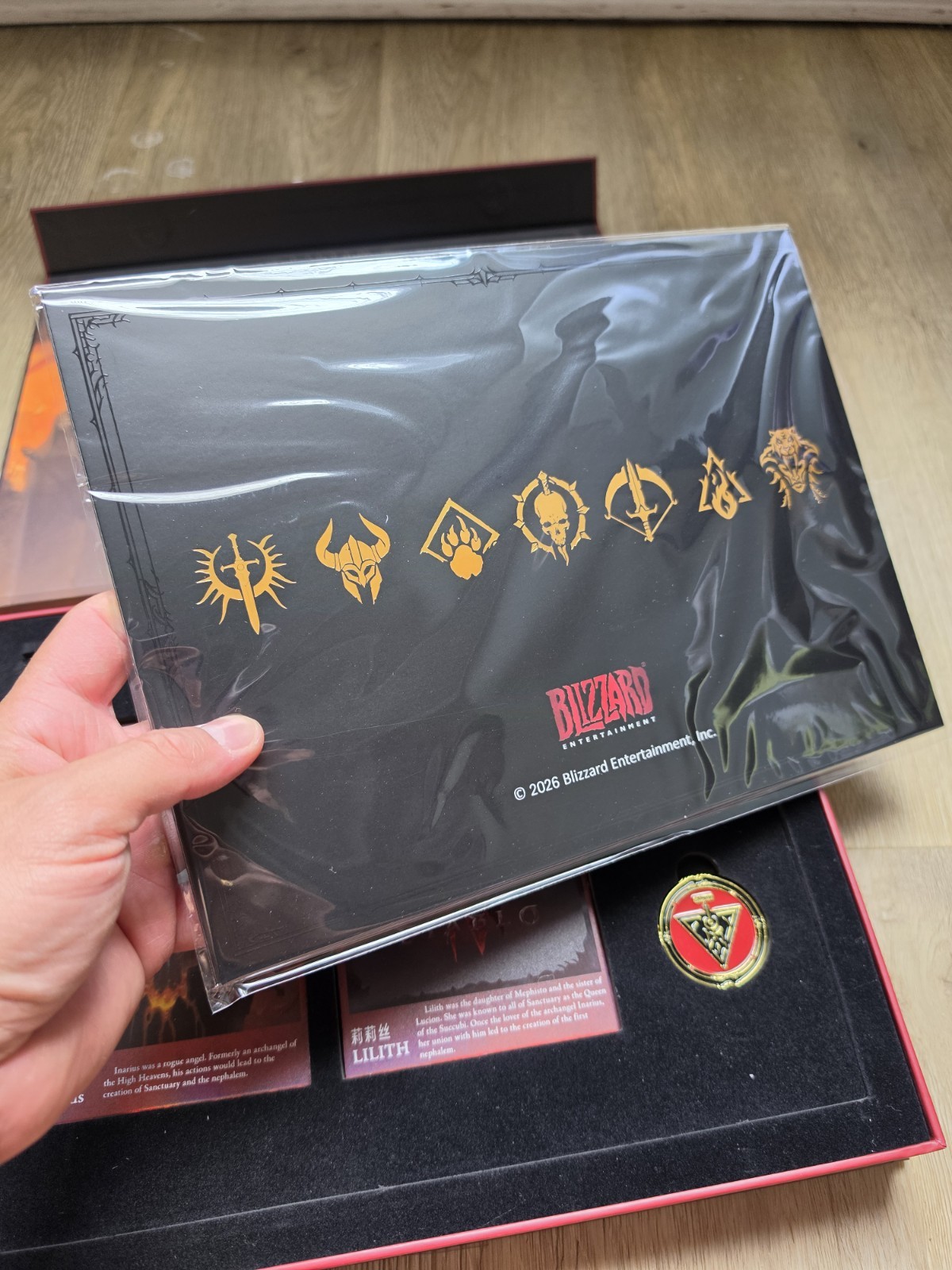 Diablo 4 IV 30th Anniversary Box Blizzard Gear Store China Magnet Coin Stamps