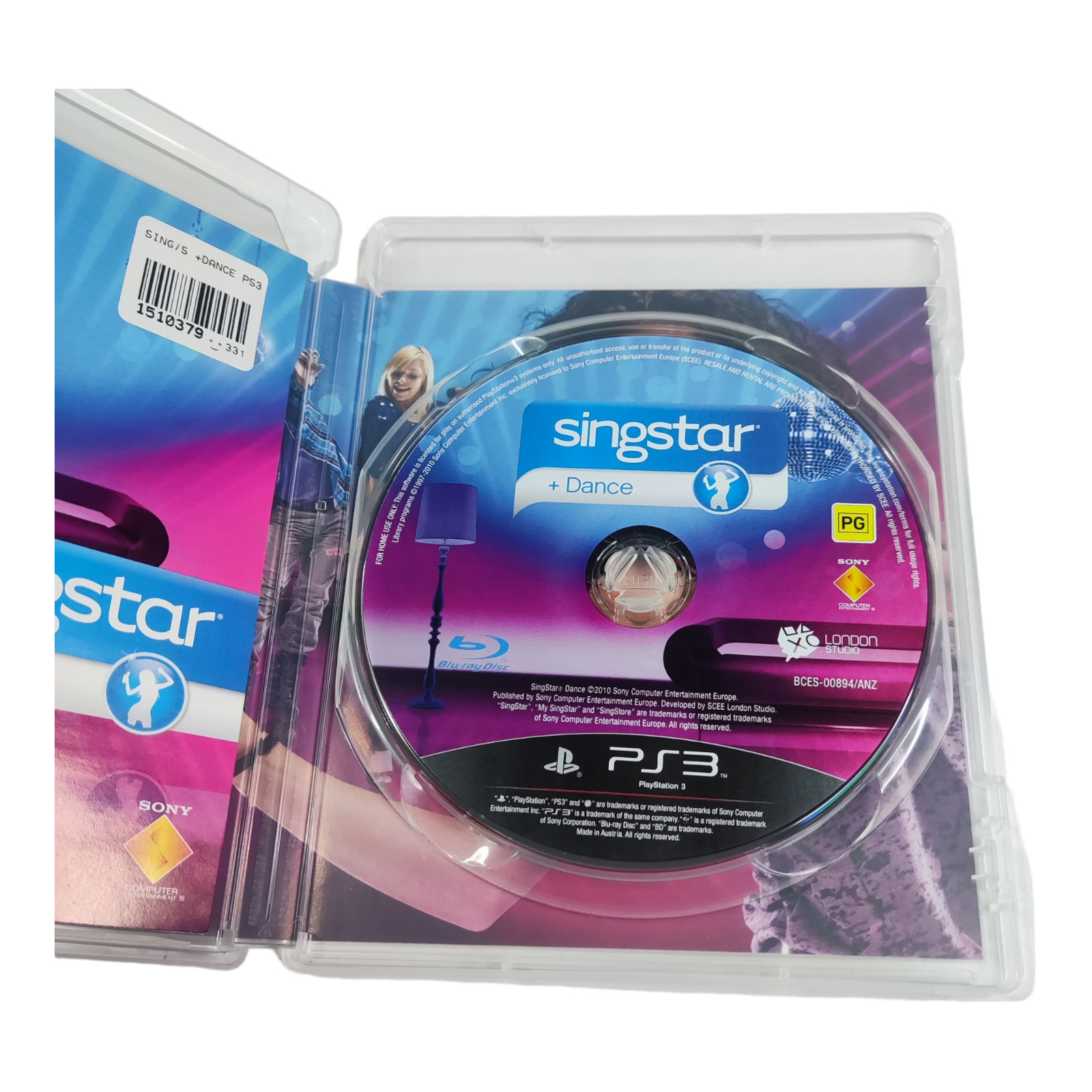 SingStar Dance PlayStation 3 30 Original Tracks Rhythm Dancing SCEA