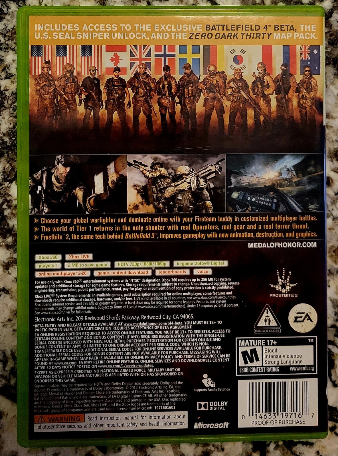 Microsoft Xbox 360: Medal of Honor War Fighter, CIB, MANUAL, TESTED, FAST SHIPP