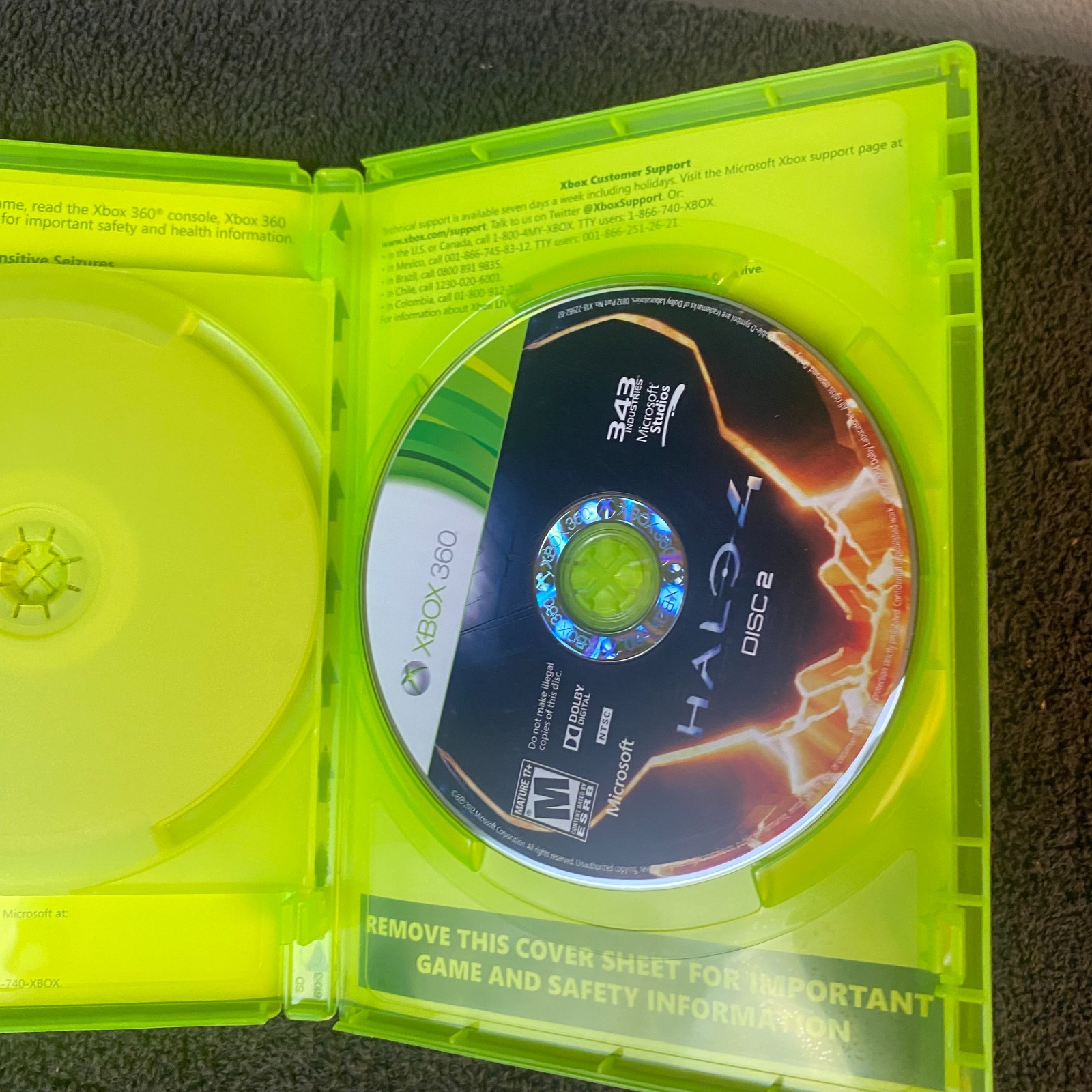 Halo 4 Xbox 360 Complete 2 Disc Set Microsoft 343 Industries Tested
