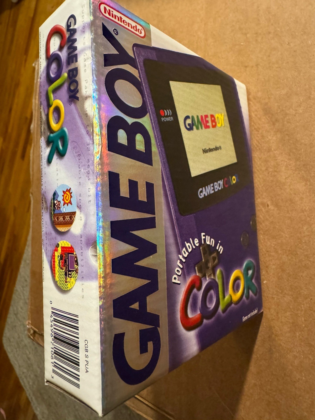 Nintendo Game Boy Color Handheld System – Grape Purple – Factory Sealed New