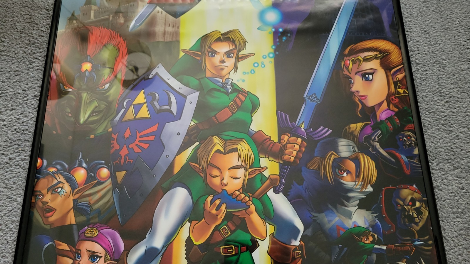 BRAND NEW SEALED – The Legend of Zelda: Ocarina of Time Poster 24 x 36 Nintendo!
