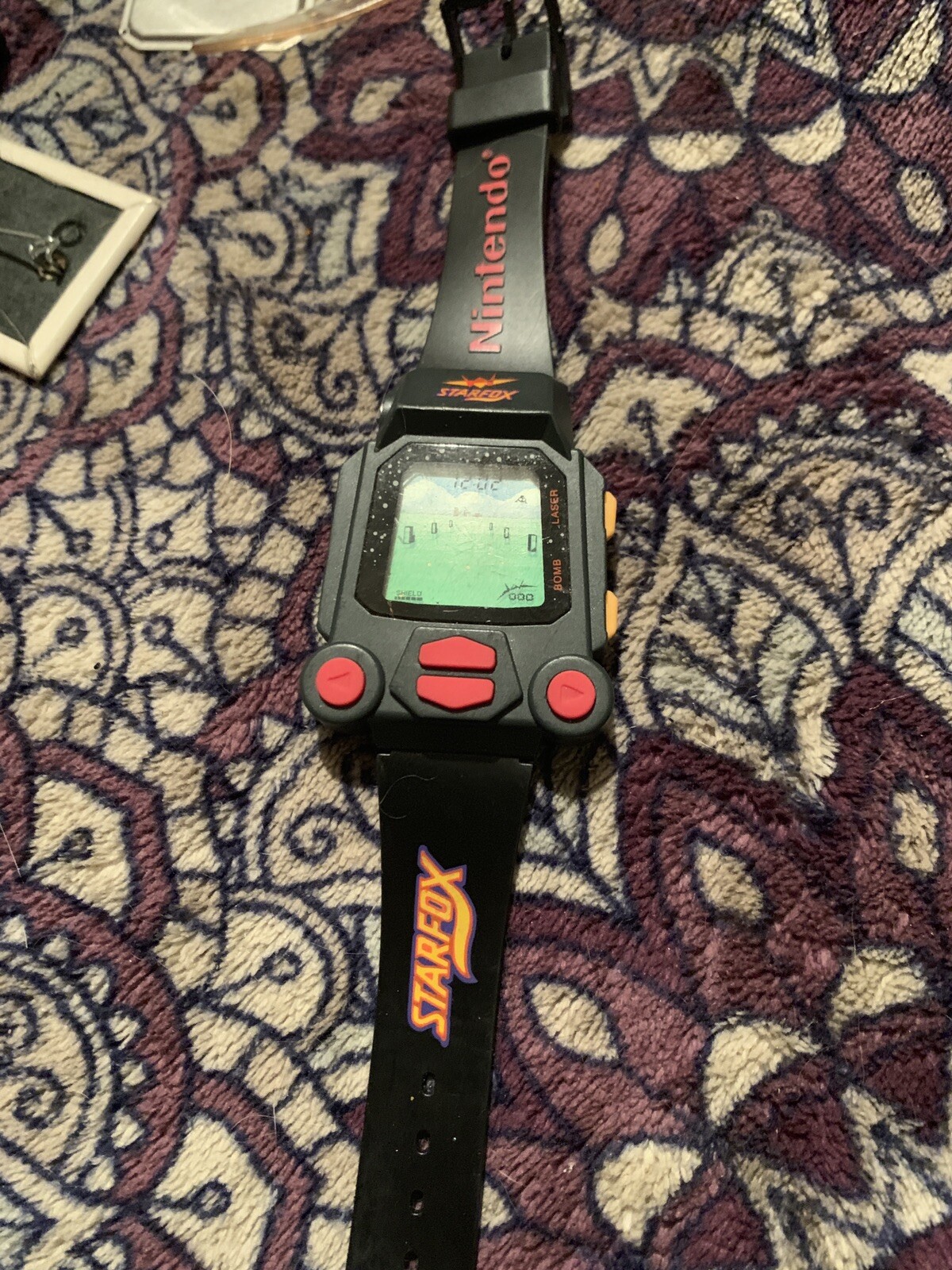 Mint Nelsonic Nintendo Starfox Game Watch working with fresh battery installed