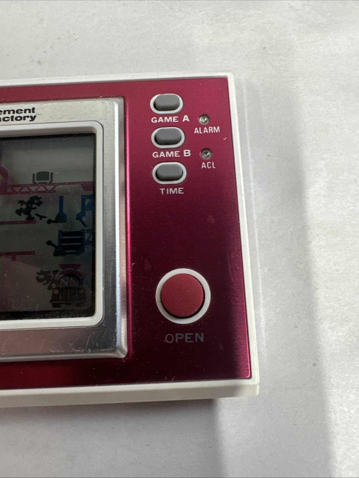 Nintendo Game and Watch Mario’s Cement Factory ML-102, 1983 Excellent Working