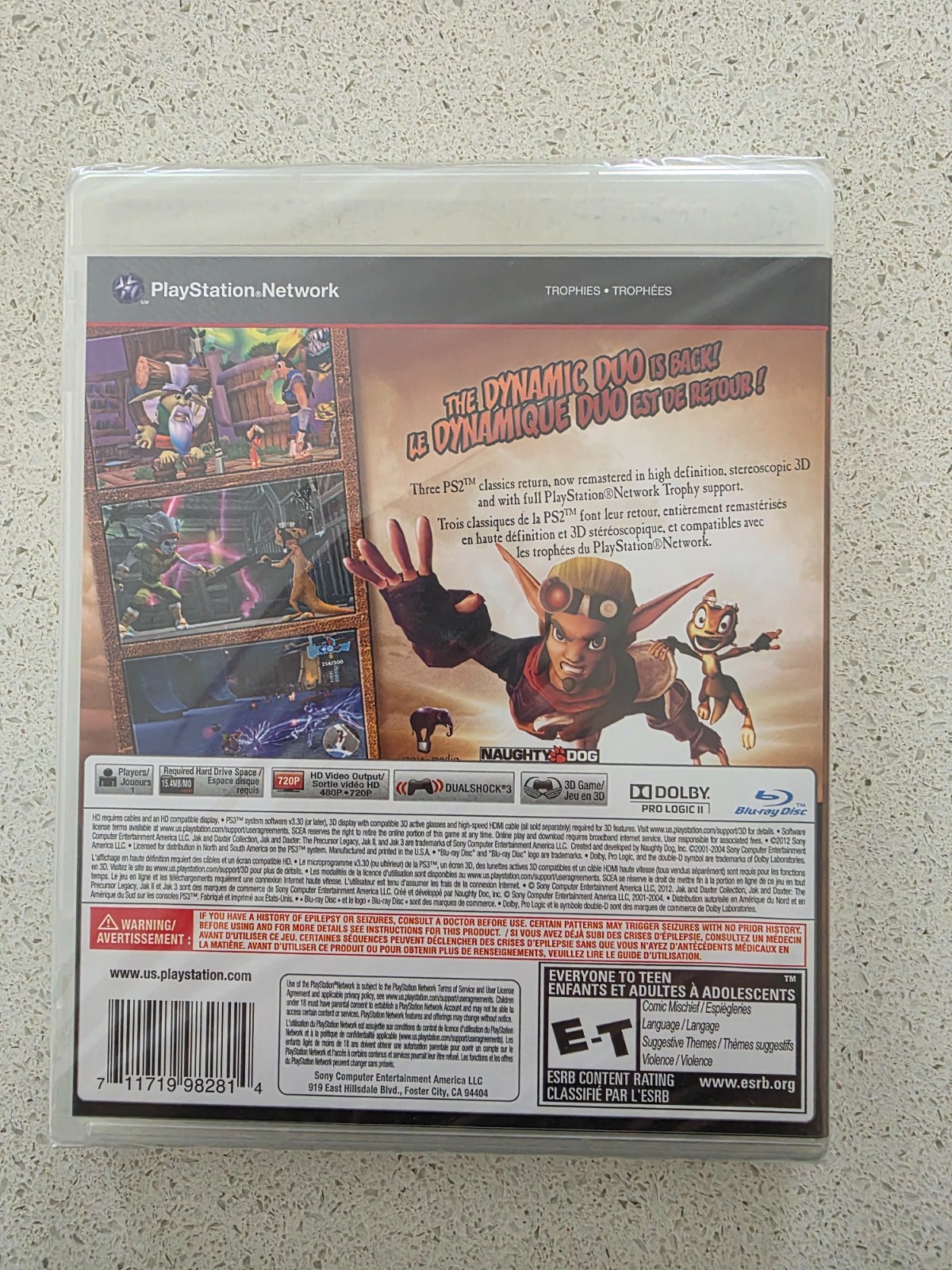 Jak And Daxter Collection PS3 Brand New Sealed